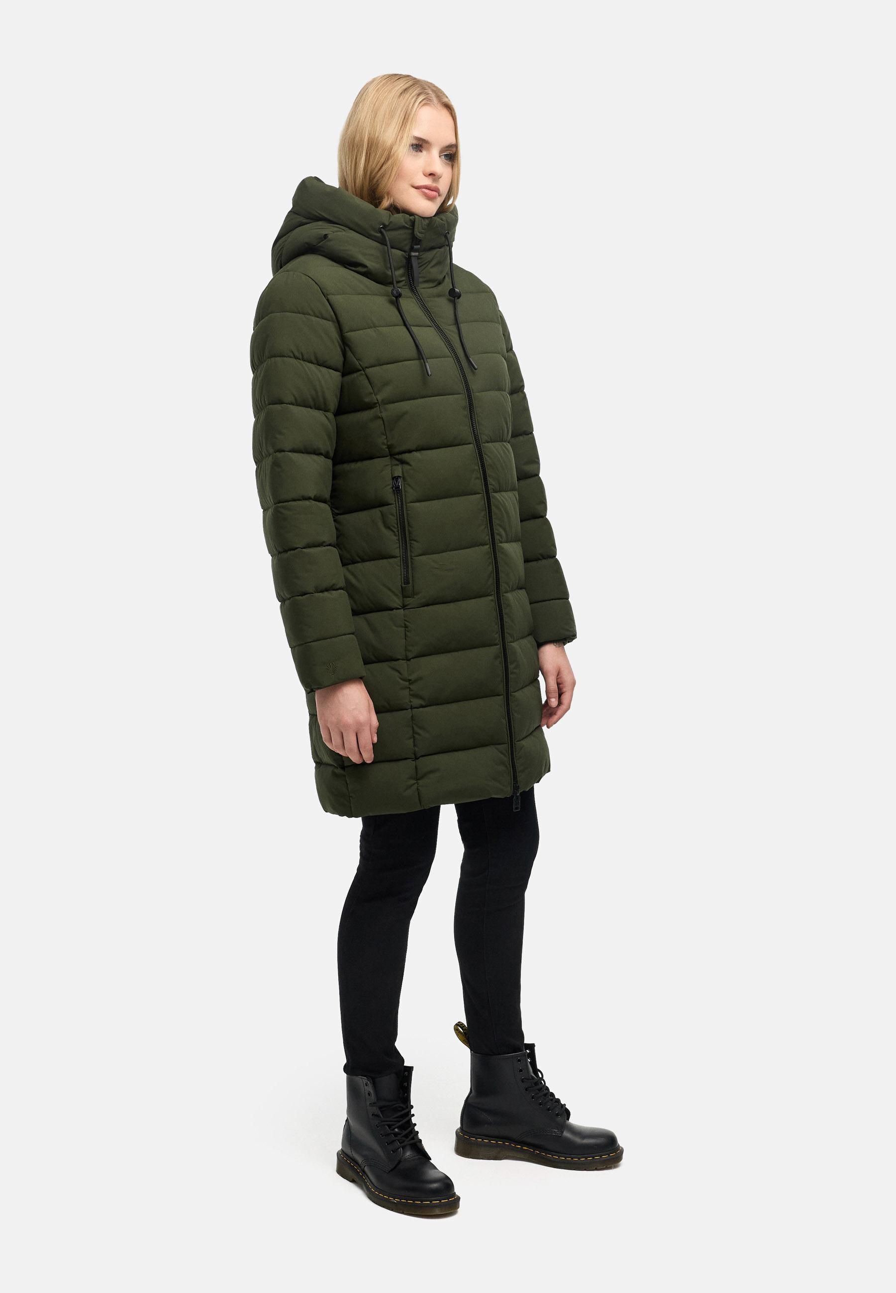 Steppmantel "Nanoraa 16" Dark Olive