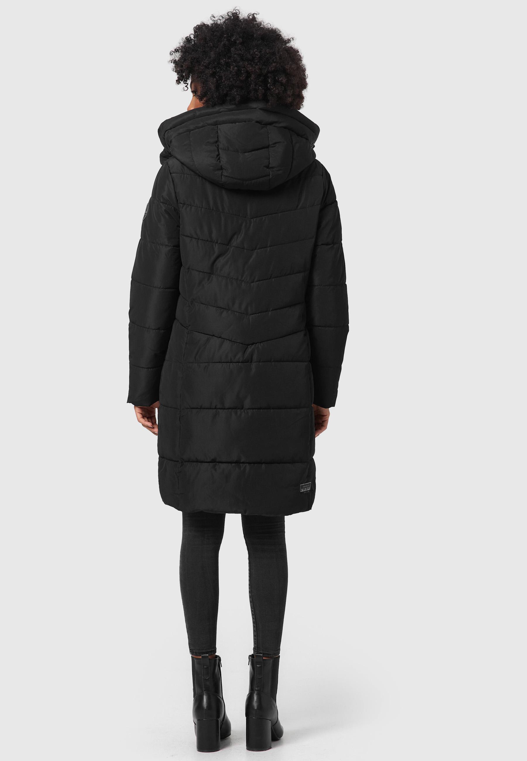 Langer Steppmantel "Natsukoo XVI" Black