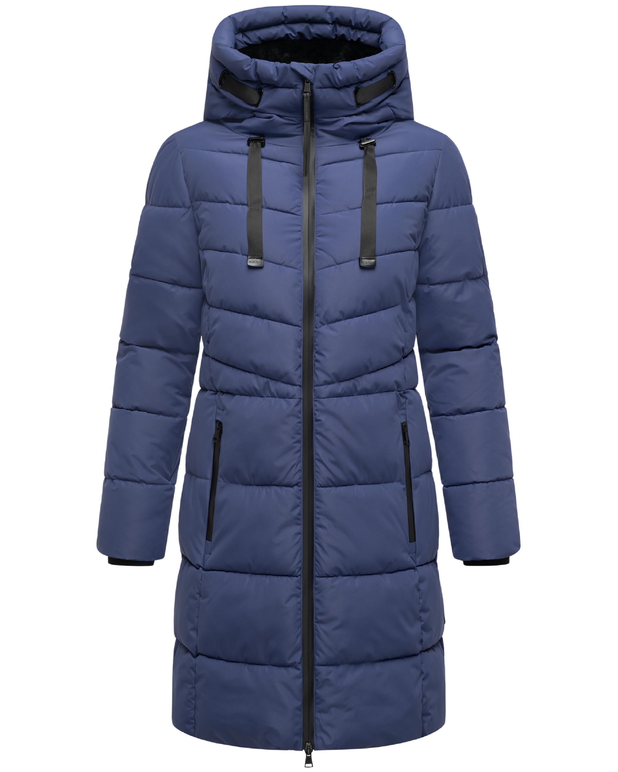 Langer Steppmantel "Natsukoo XVI" Blue Violet