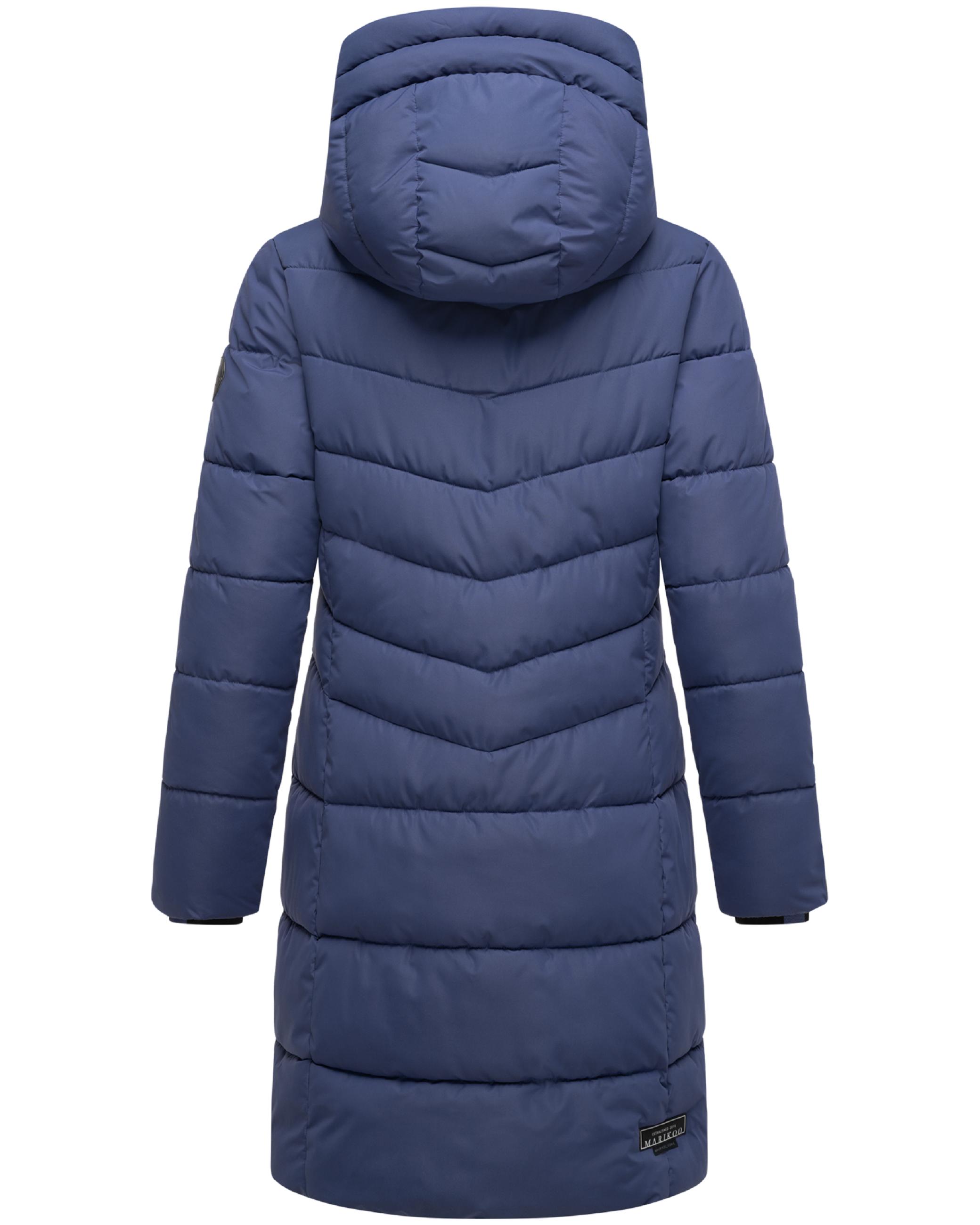 Langer Steppmantel "Natsukoo XVI" Blue Violet