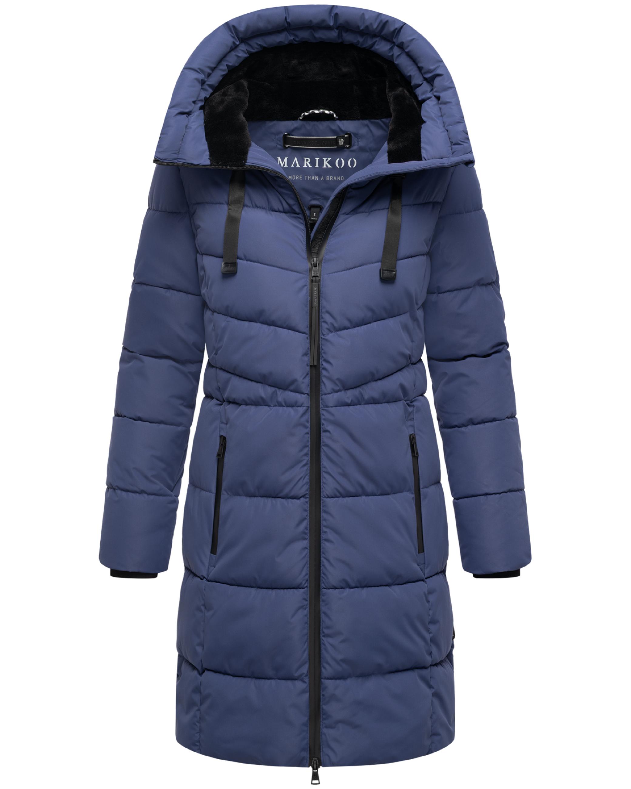 Langer Steppmantel "Natsukoo XVI" Blue Violet