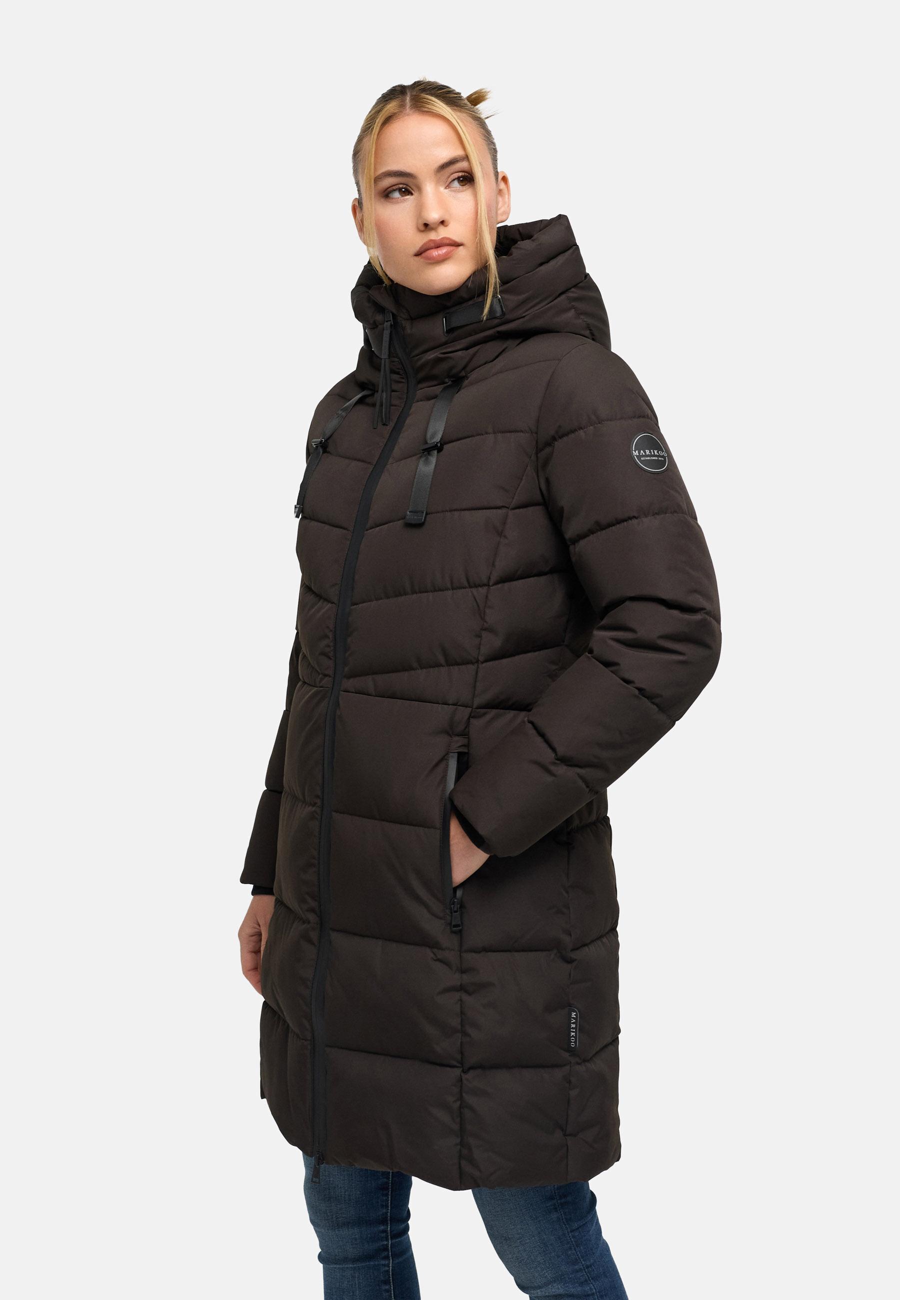 Langer Steppmantel "Natsukoo XVI" Choco