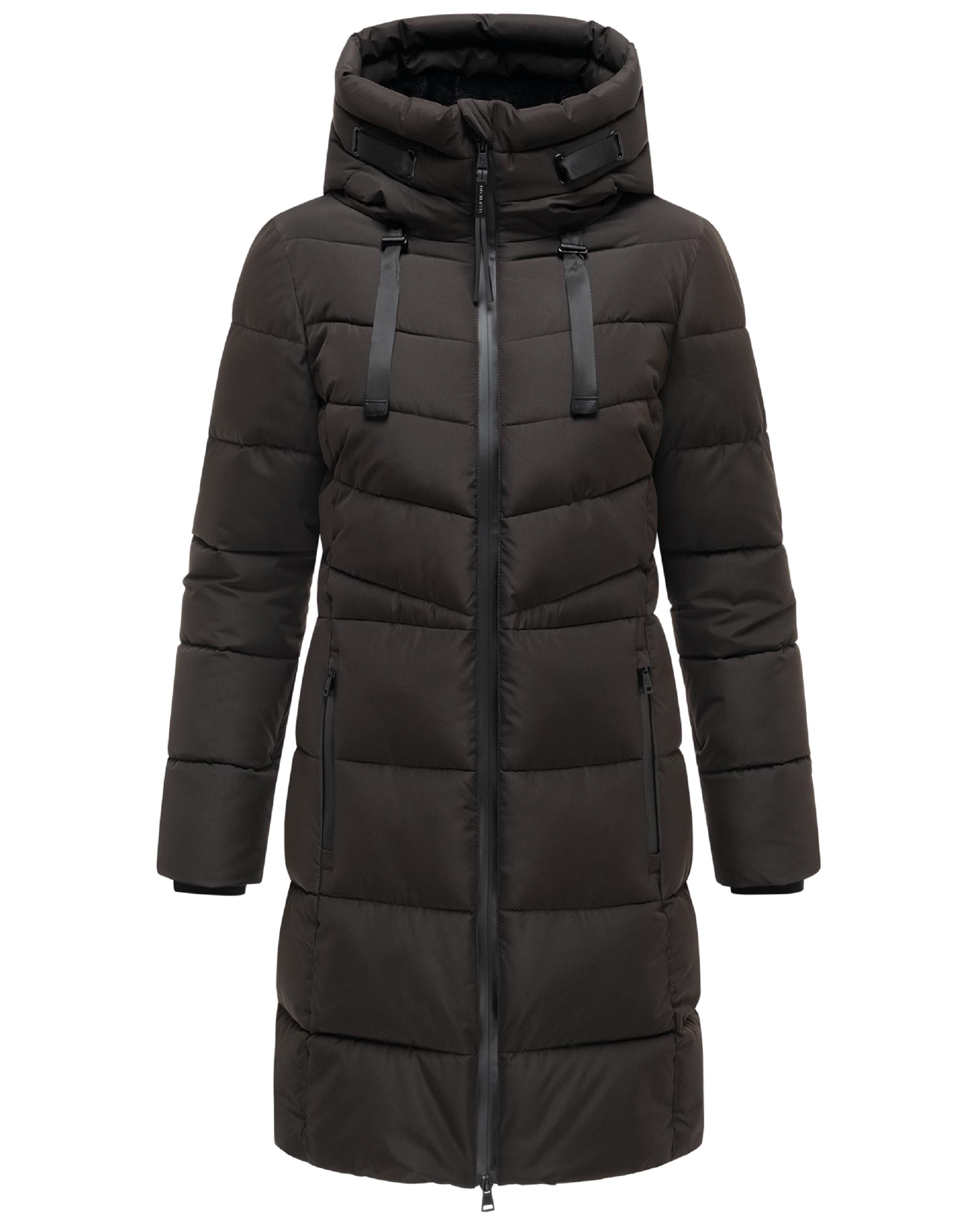 Langer Steppmantel "Natsukoo XVI" Choco