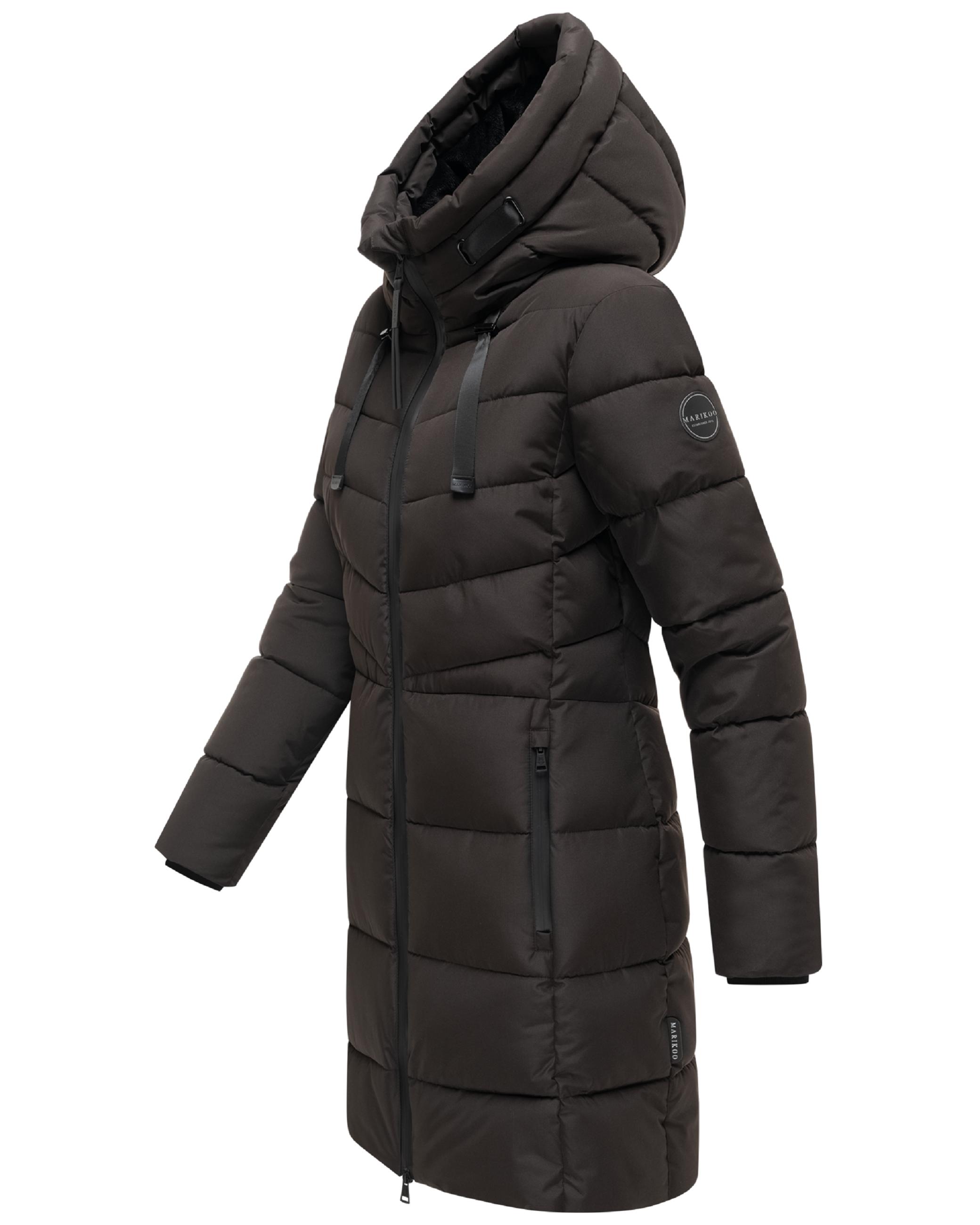 Langer Steppmantel "Natsukoo XVI" Choco