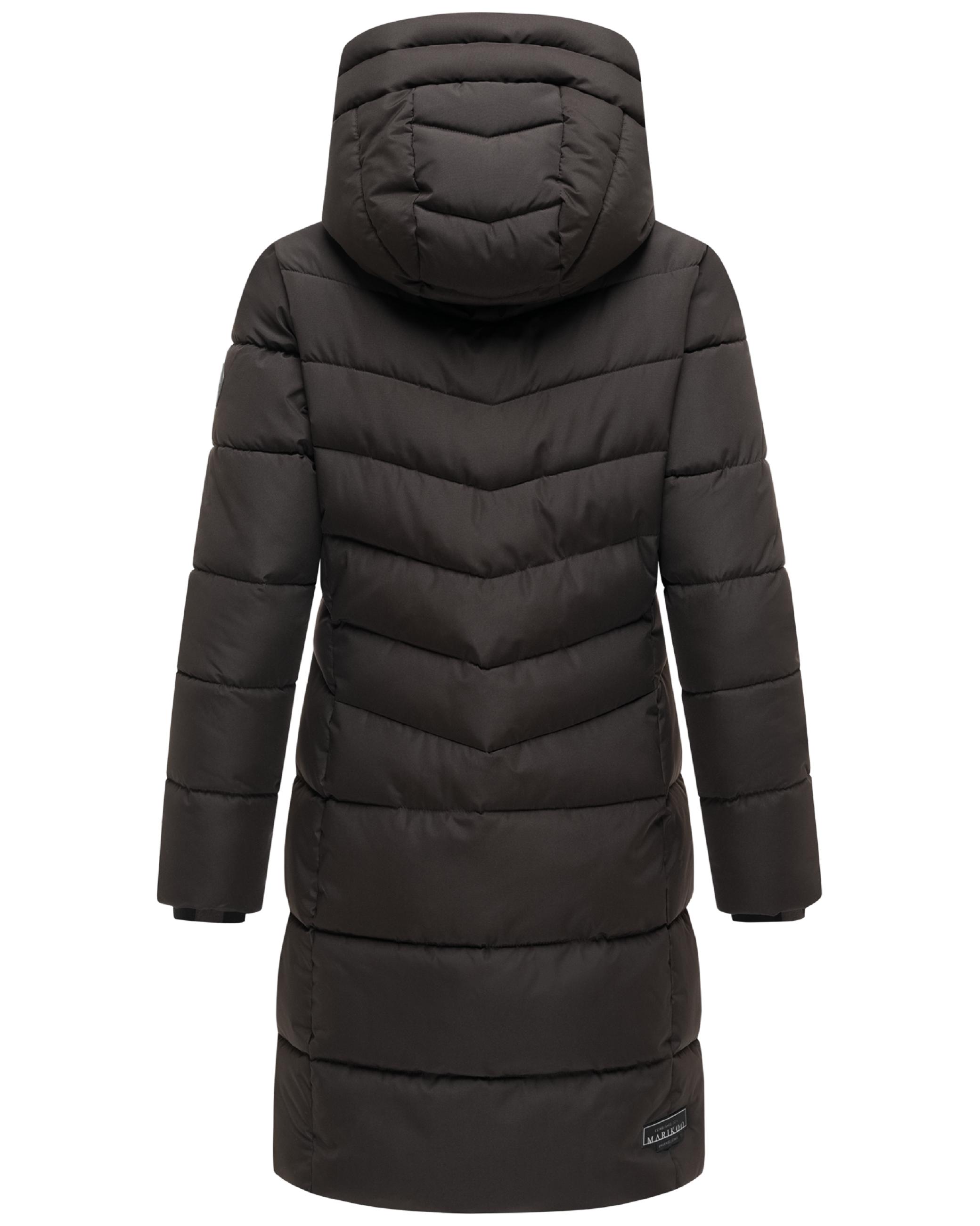 Langer Steppmantel "Natsukoo XVI" Choco