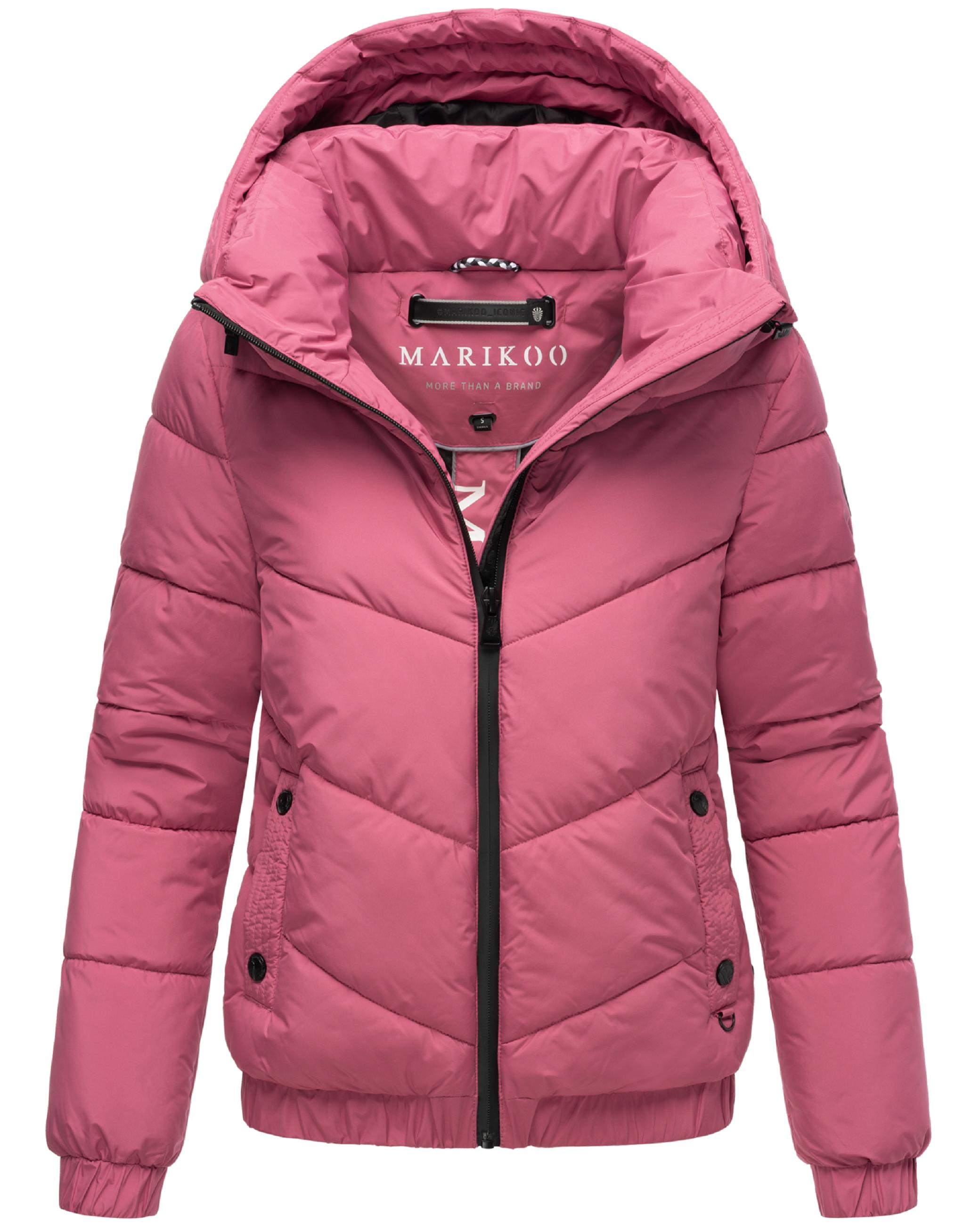 Warme Steppjacke mit Kapuze "Nayanaa XVI" Berry Rouge