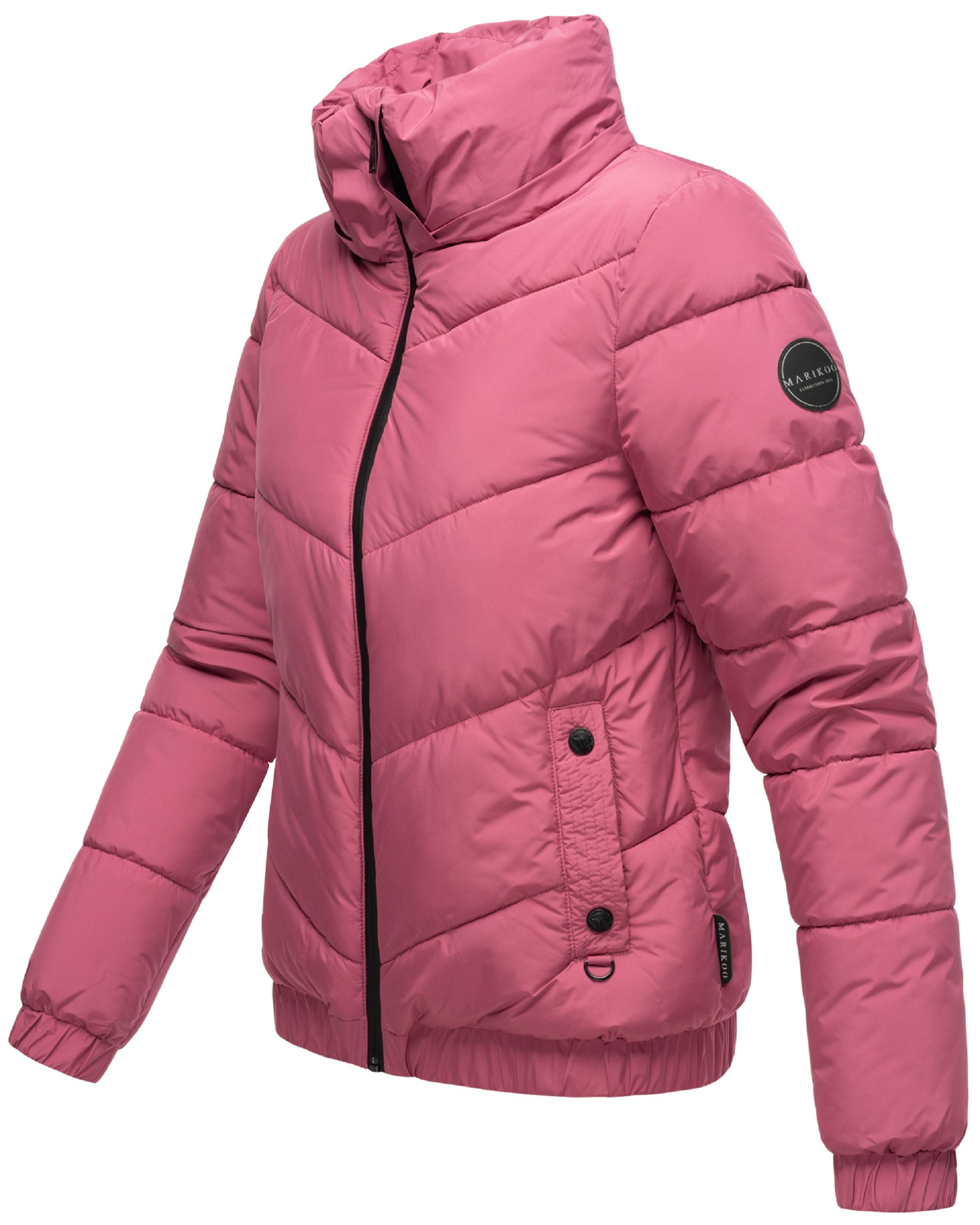 Warme Steppjacke mit Kapuze "Nayanaa XVI" Berry Rouge