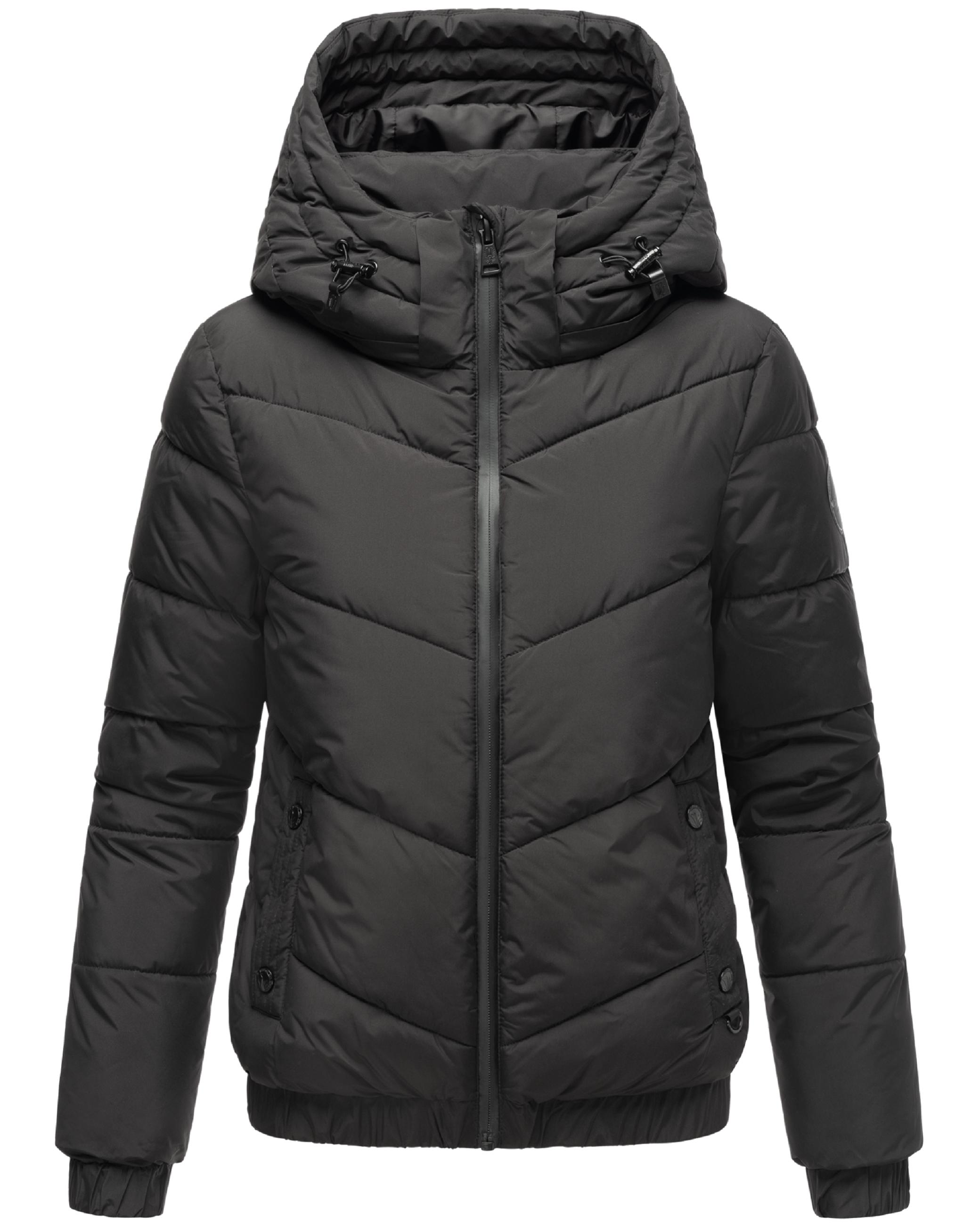 Warme Steppjacke mit Kapuze "Nayanaa XVI" Black