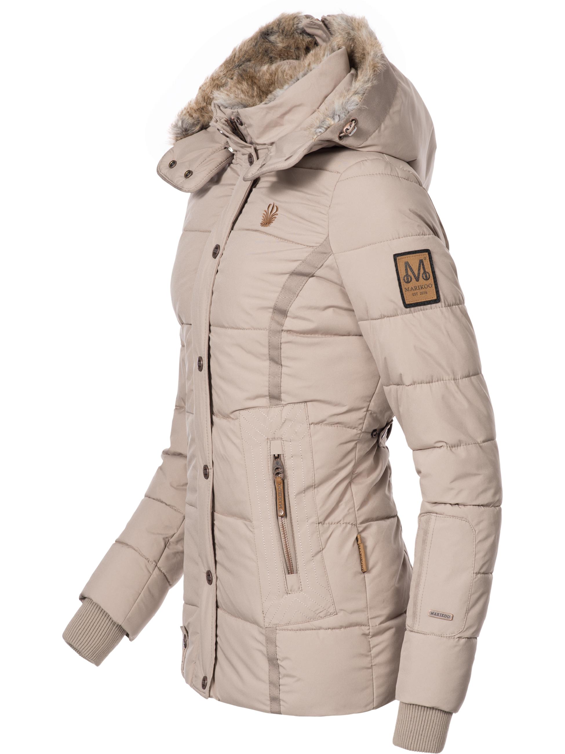 Winter Steppjacke mit Kapuze "Nekoo" Beige