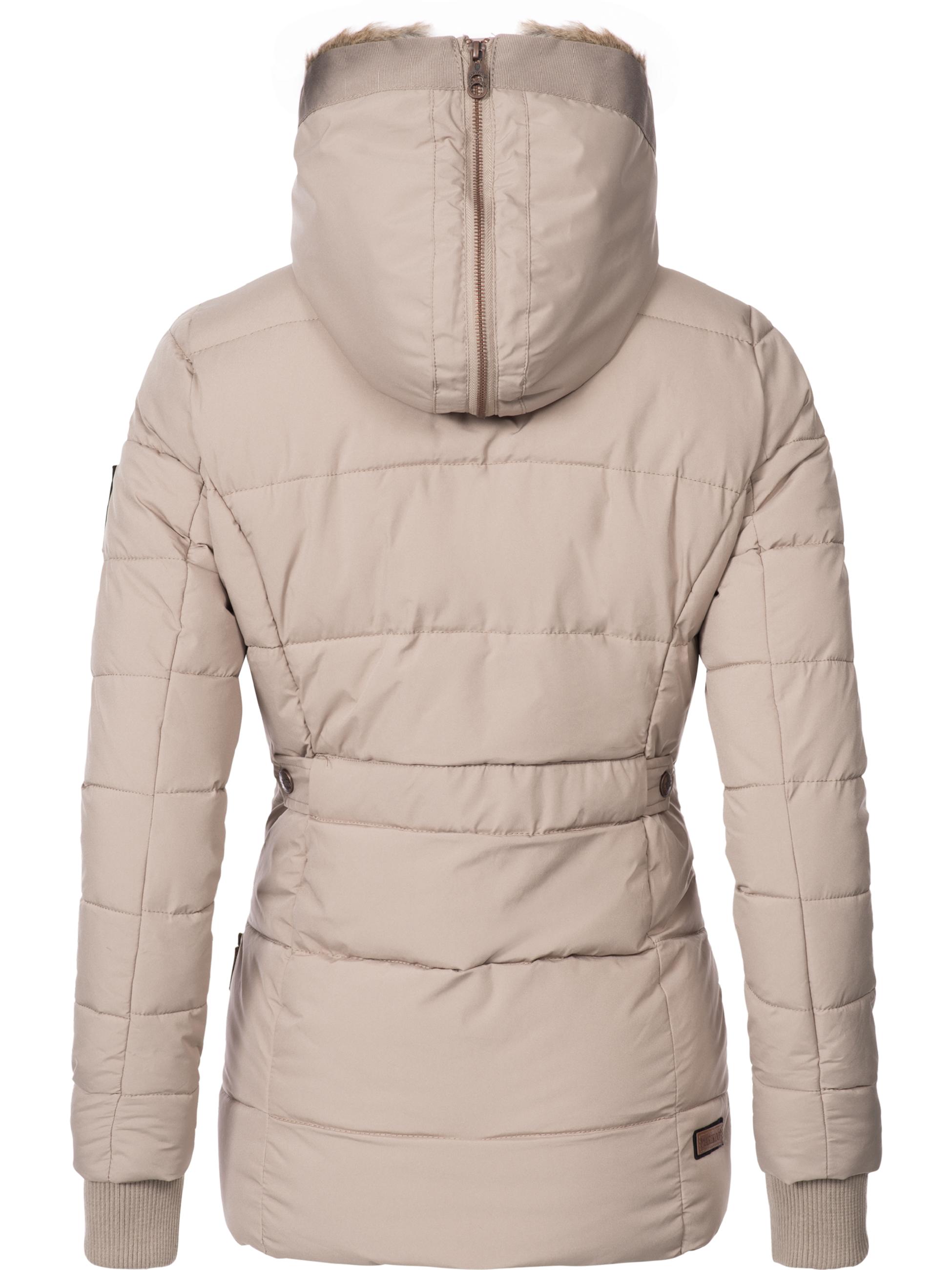 Winter Steppjacke mit Kapuze "Nekoo" Beige