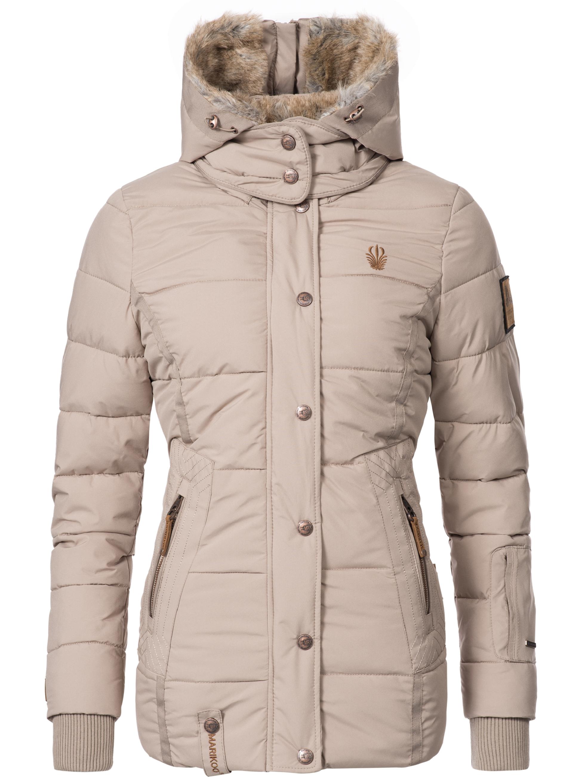 Winter Steppjacke mit Kapuze "Nekoo" Beige