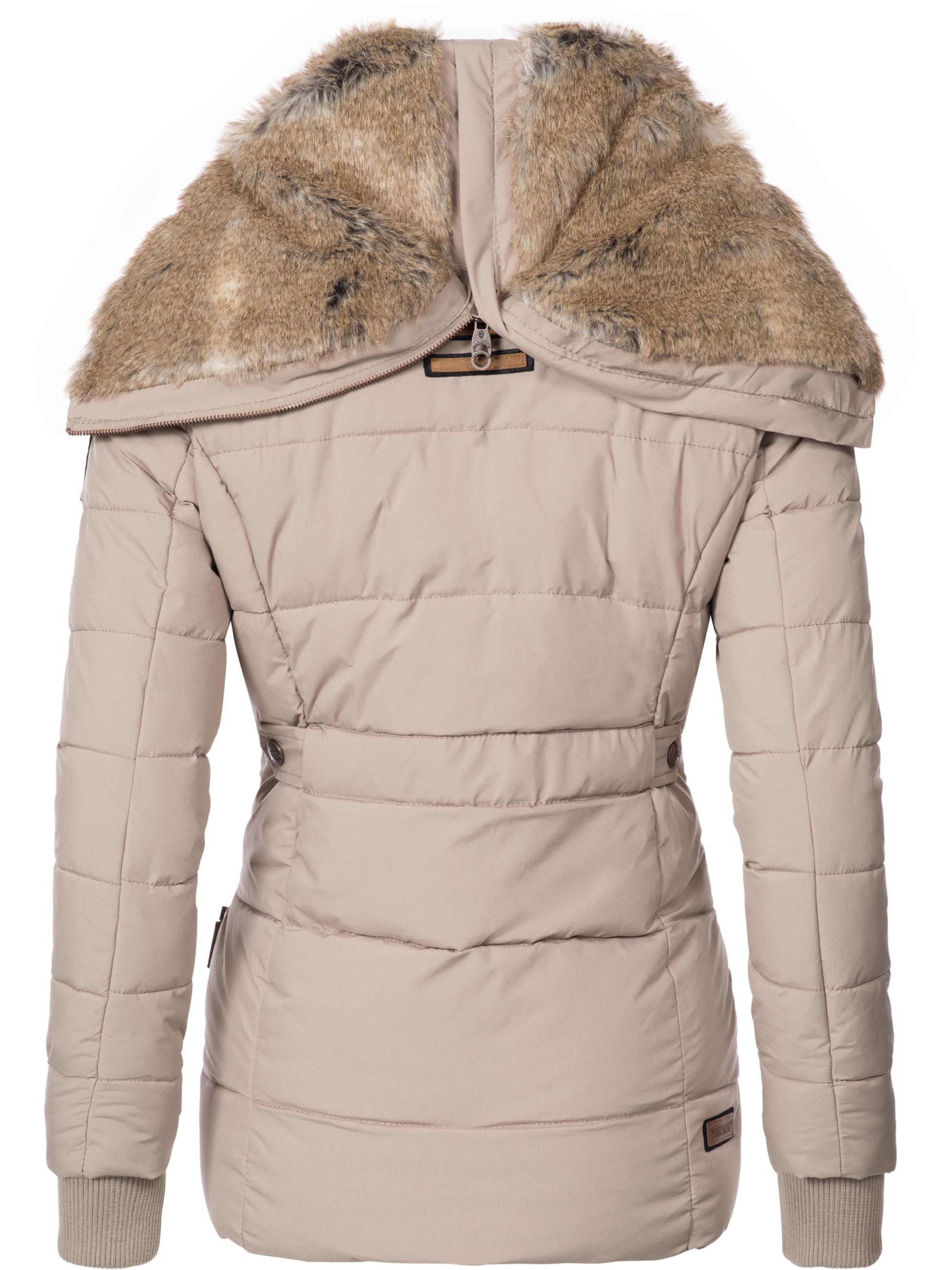 Winter Steppjacke mit Kapuze "Nekoo" Beige