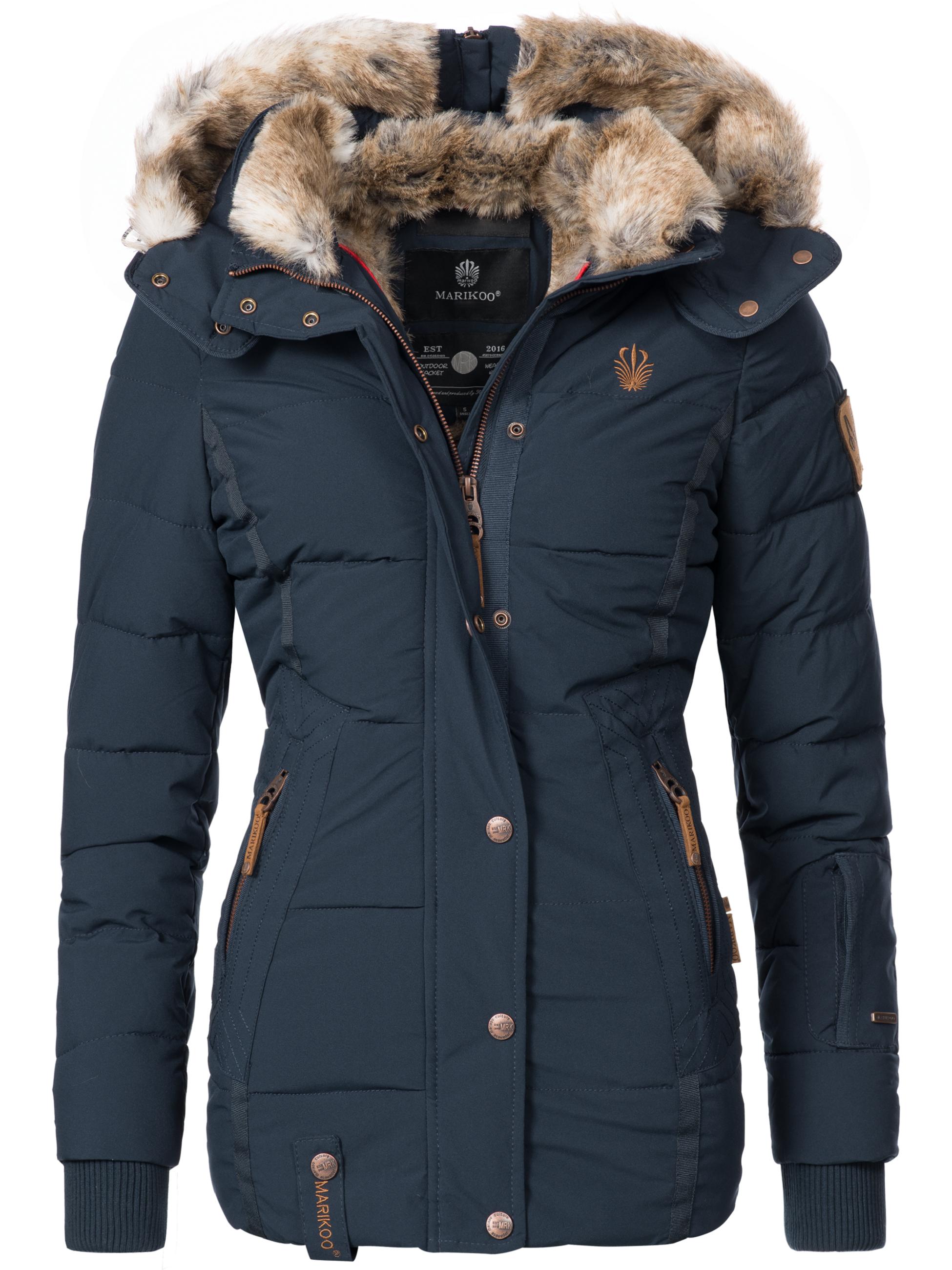 Winter Steppjacke mit Kapuze "Nekoo" Blau