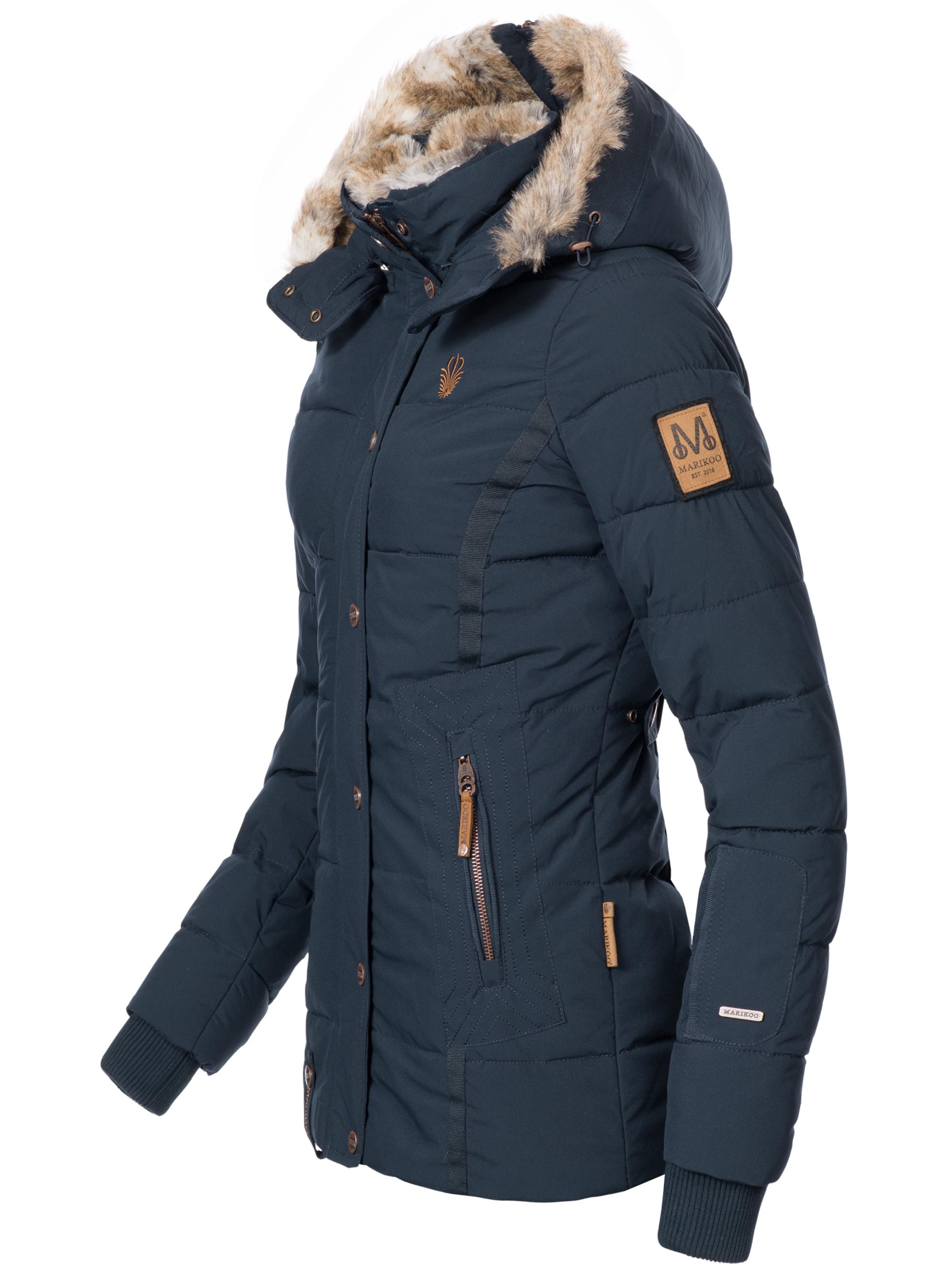 Winter Steppjacke mit Kapuze "Nekoo" Blau