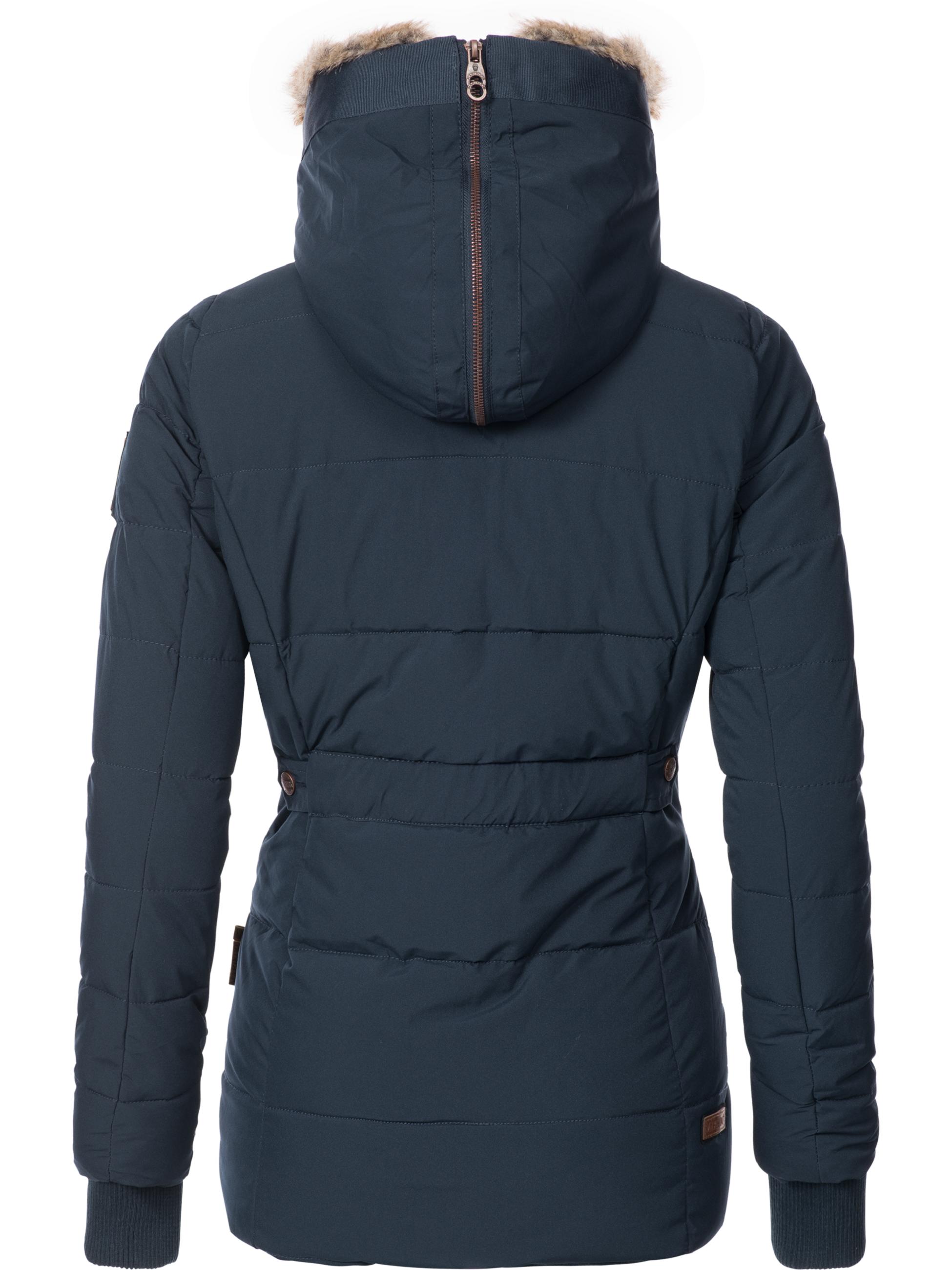 Winter Steppjacke mit Kapuze "Nekoo" Blau