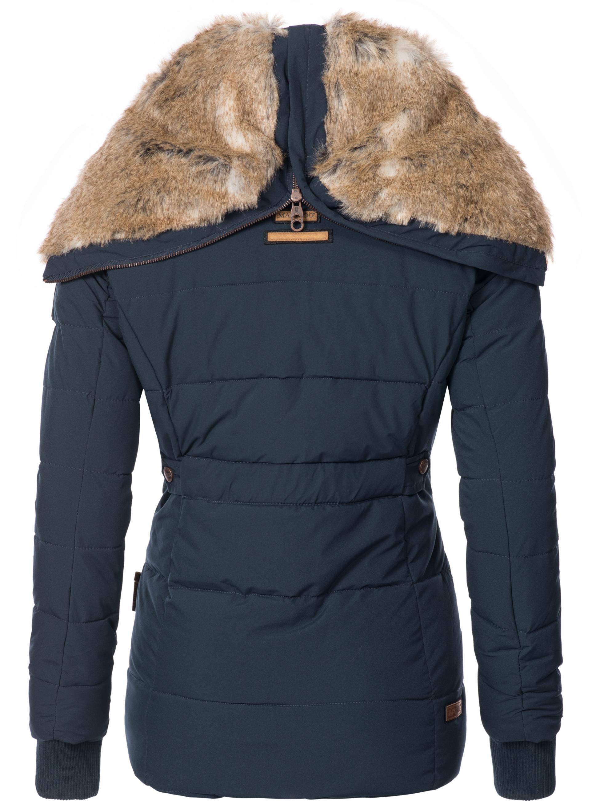 Winter Steppjacke mit Kapuze "Nekoo" Blau