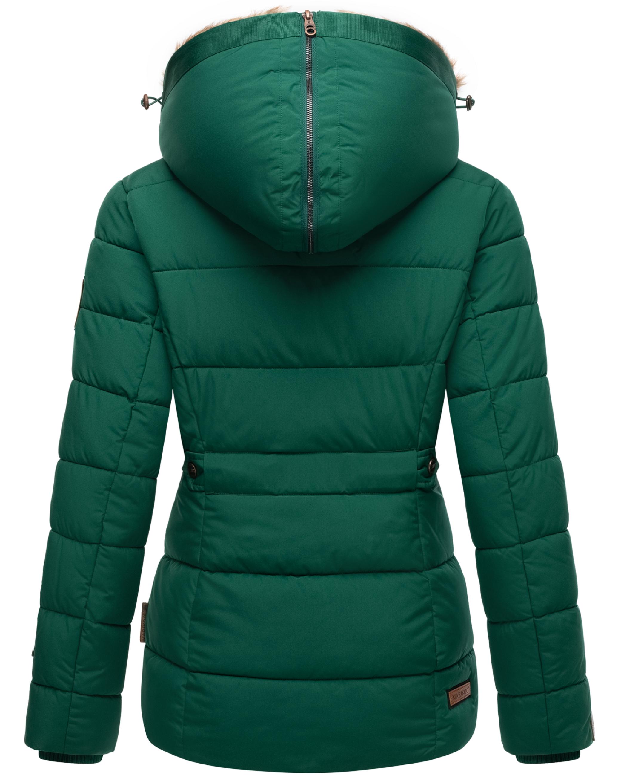 Winter Steppjacke mit Kapuze "Nekoo" Evergreen