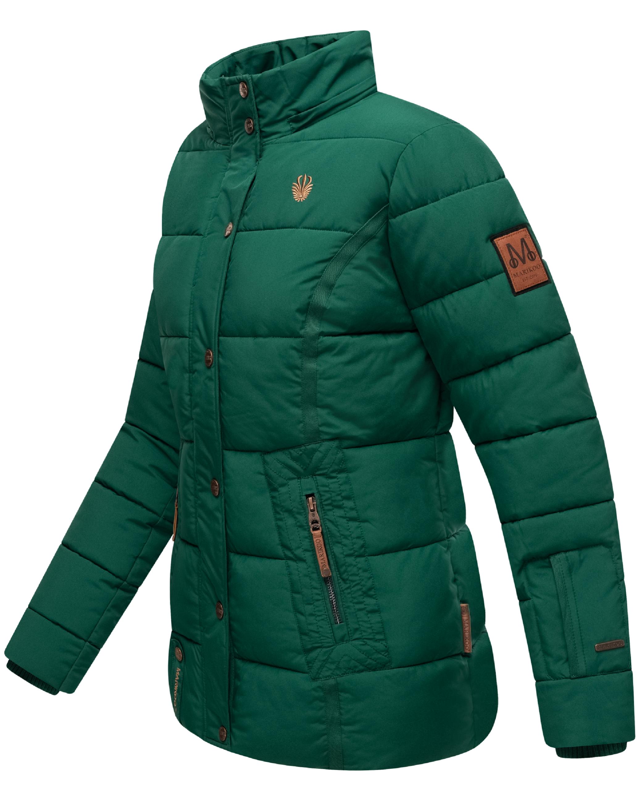 Winter Steppjacke mit Kapuze "Nekoo" Evergreen