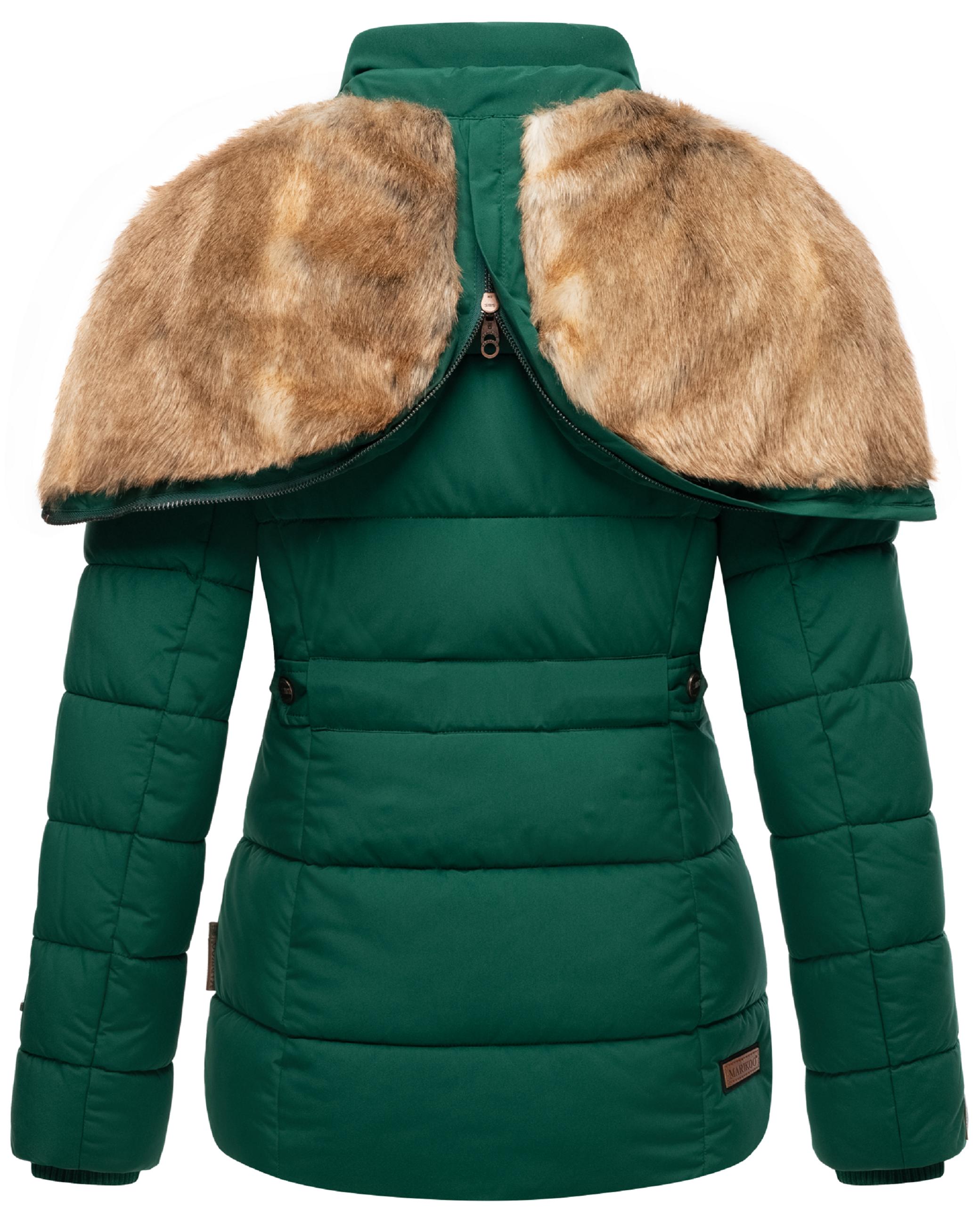 Winter Steppjacke mit Kapuze "Nekoo" Evergreen