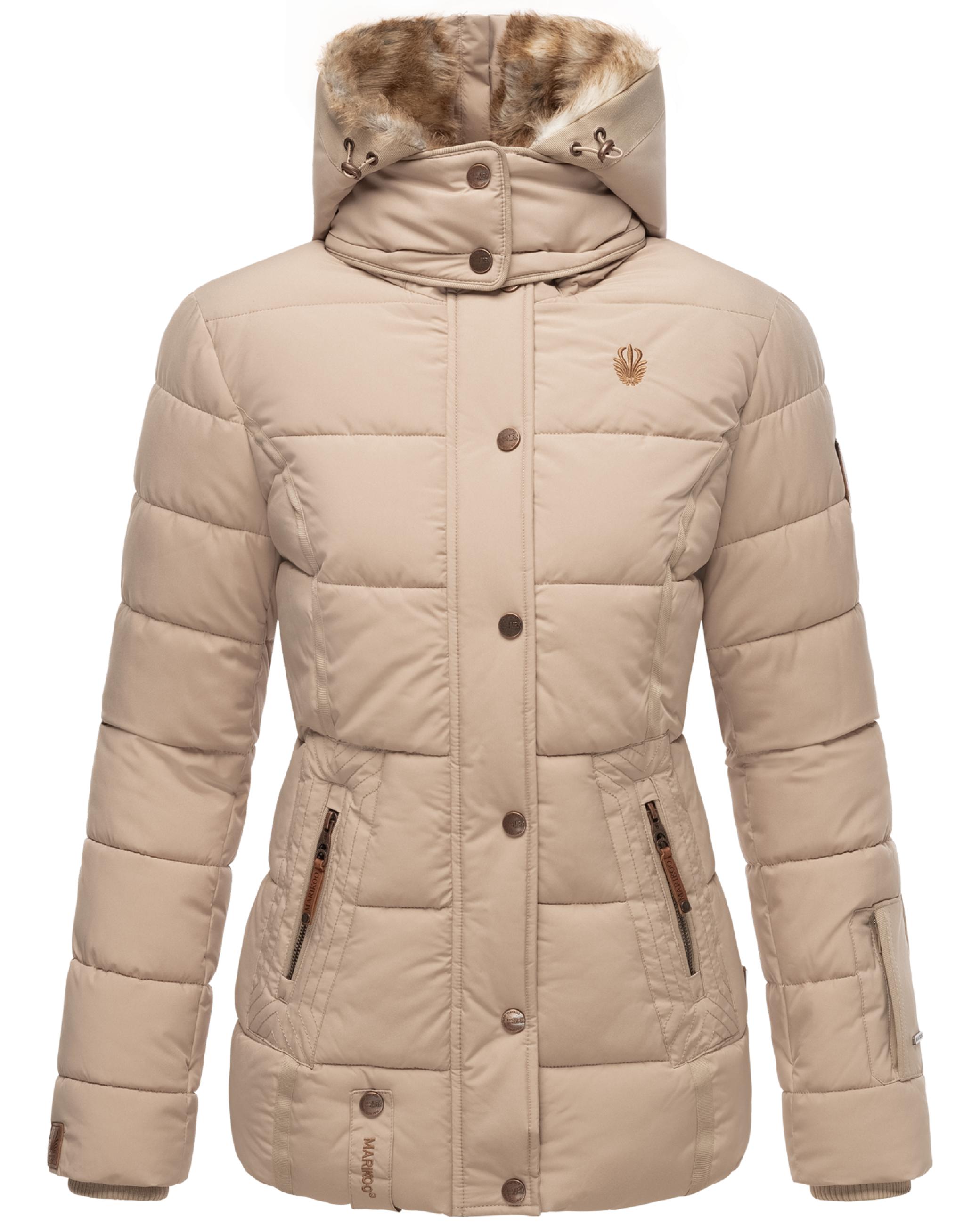 Winter Steppjacke mit Kapuze "Nekoo" Light Taupe