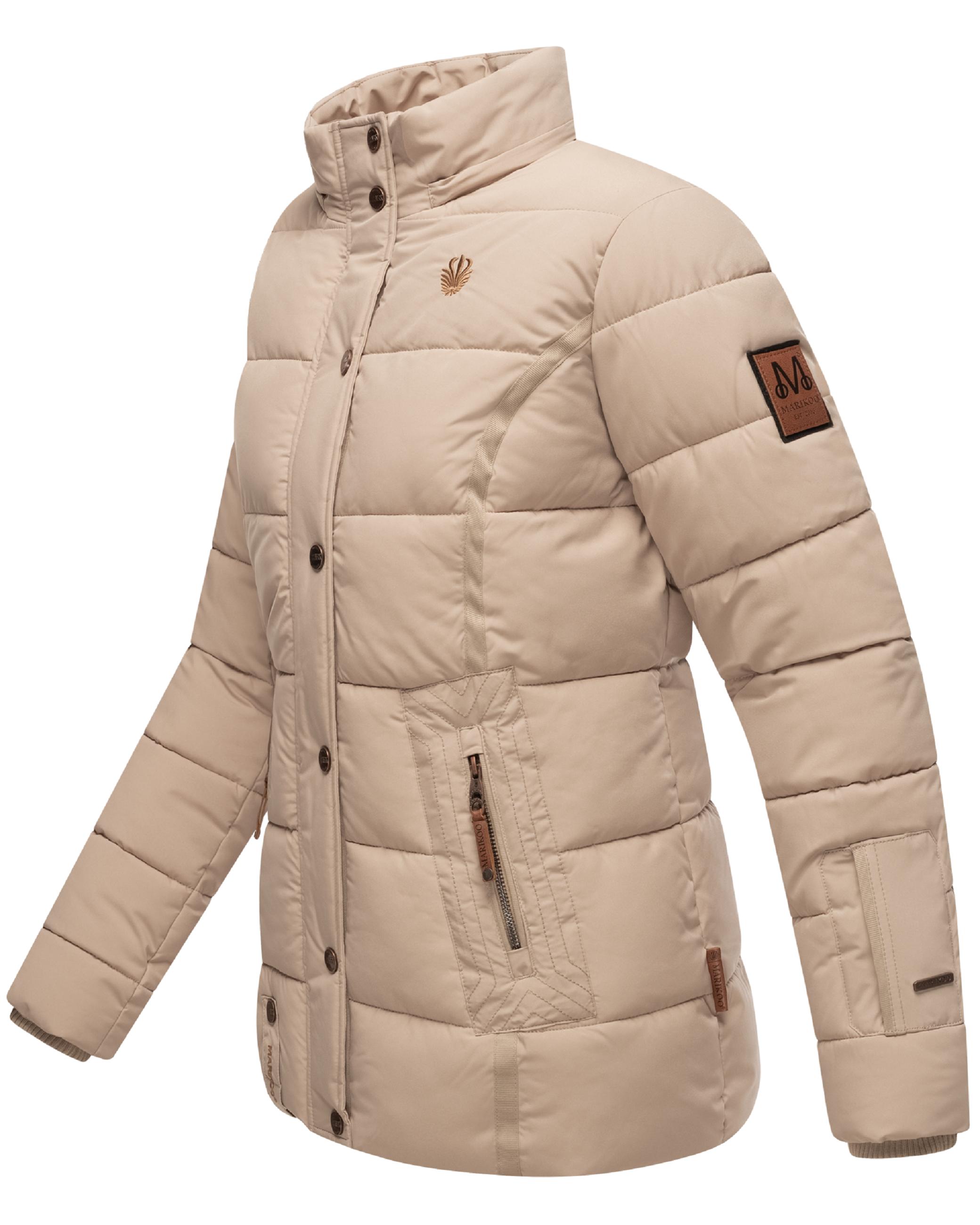 Winter Steppjacke mit Kapuze "Nekoo" Light Taupe