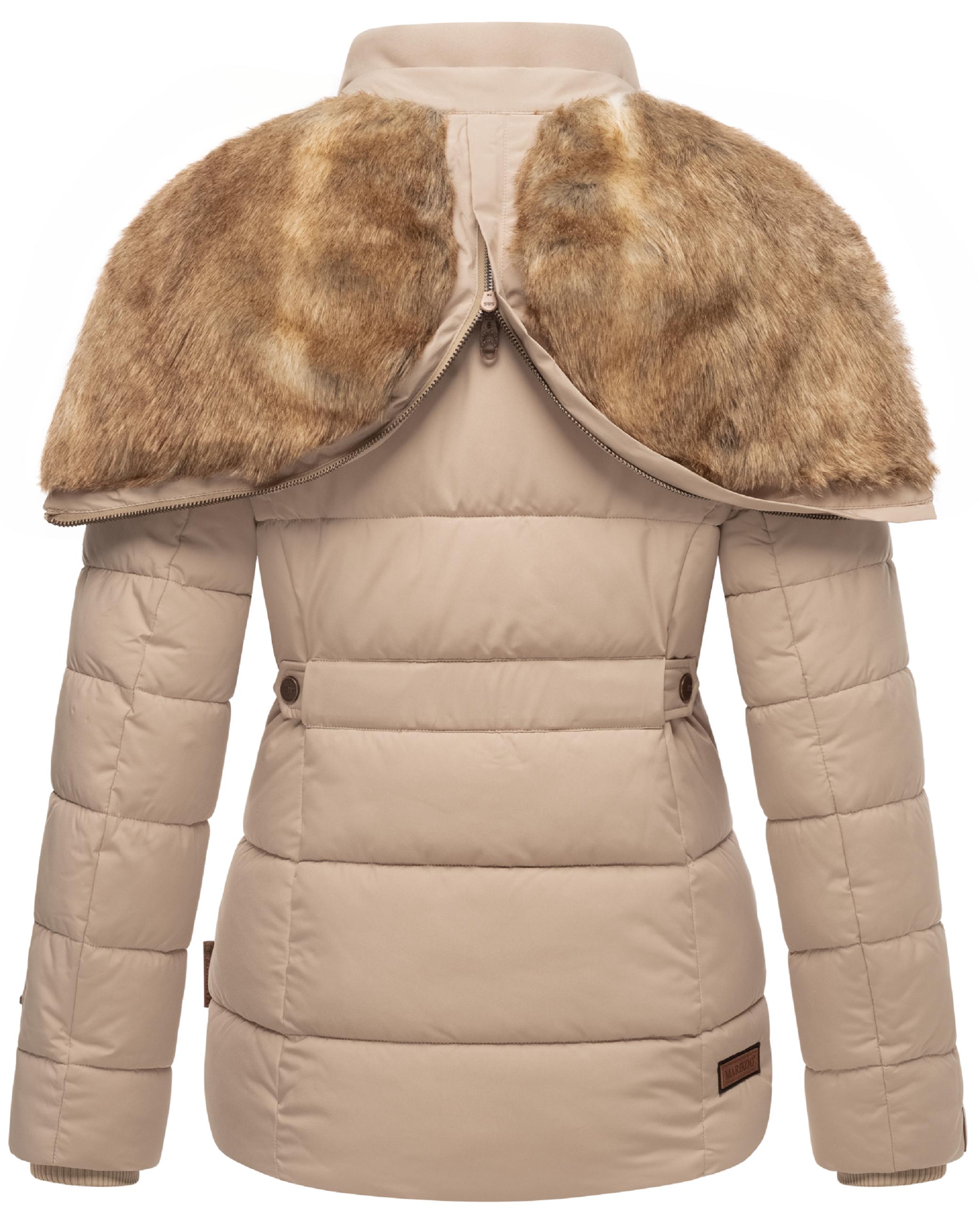 Winter Steppjacke mit Kapuze "Nekoo" Light Taupe