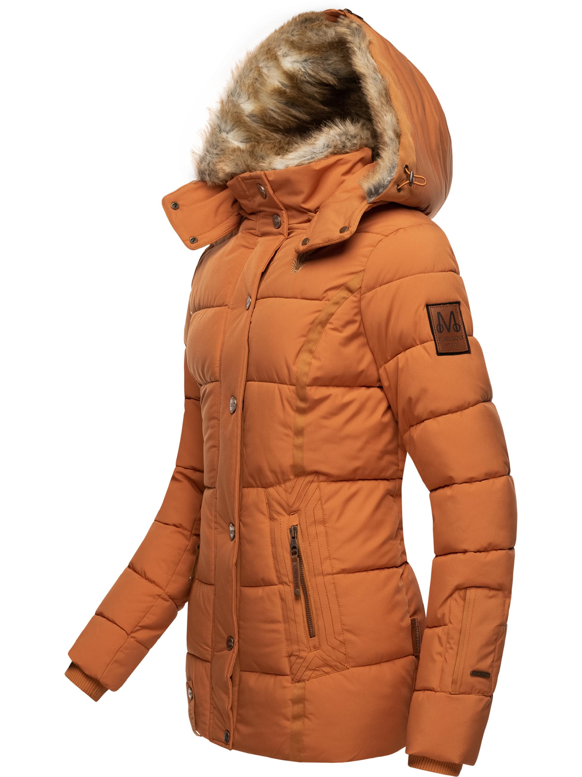 Winter Steppjacke mit Kapuze "Nekoo" Rusty Cinnamon