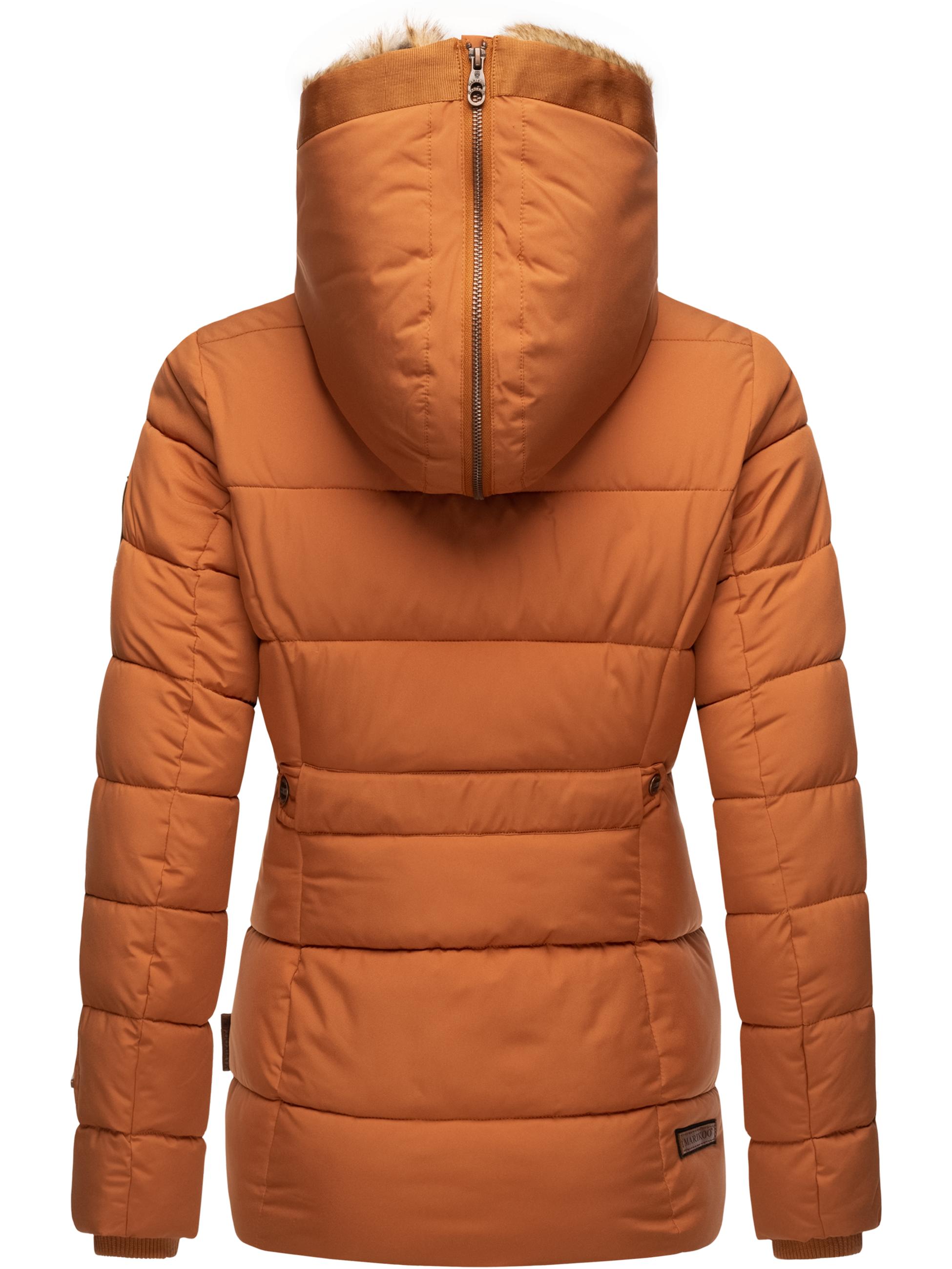 Winter Steppjacke mit Kapuze "Nekoo" Rusty Cinnamon