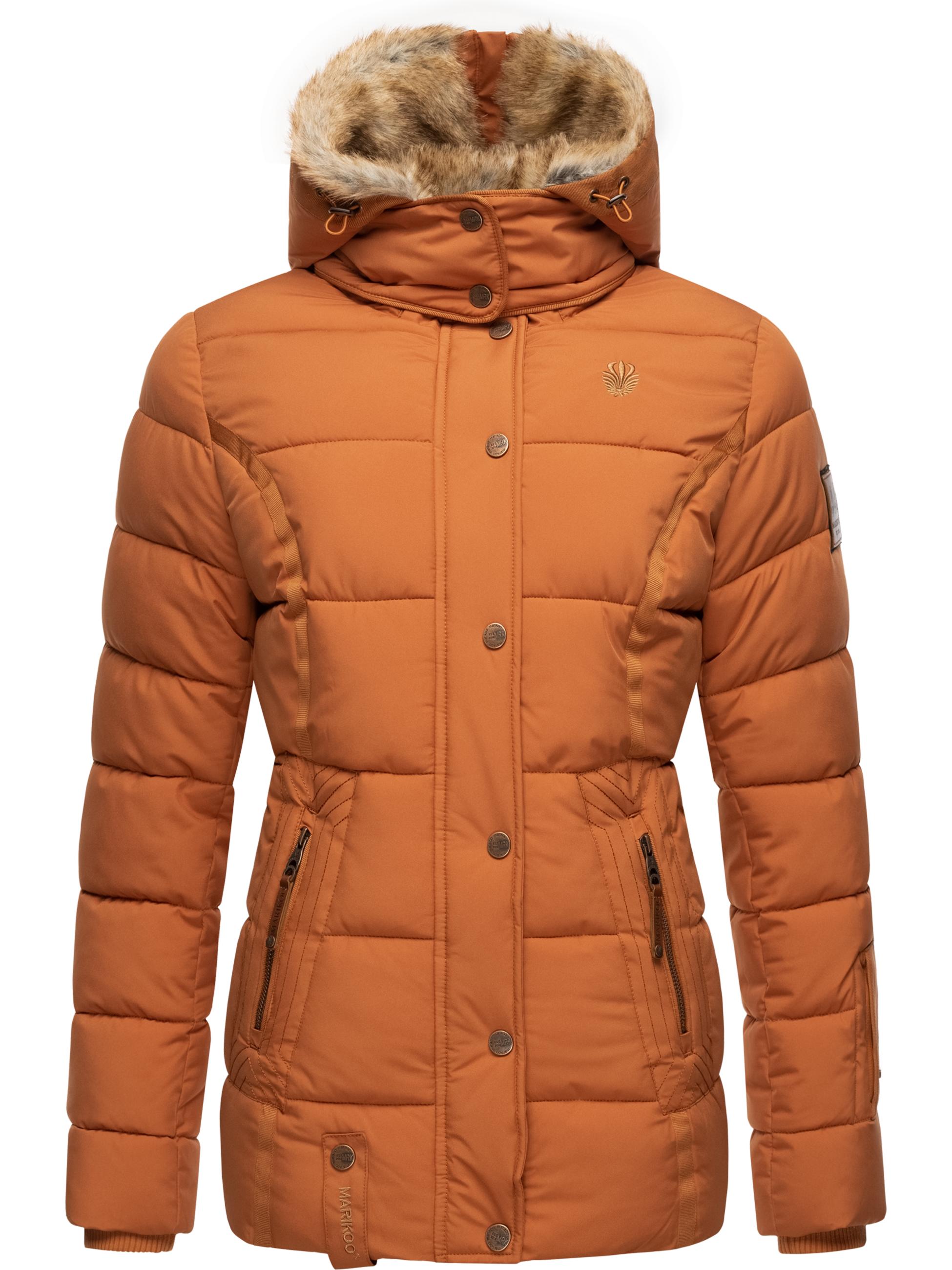 Winter Steppjacke mit Kapuze "Nekoo" Rusty Cinnamon