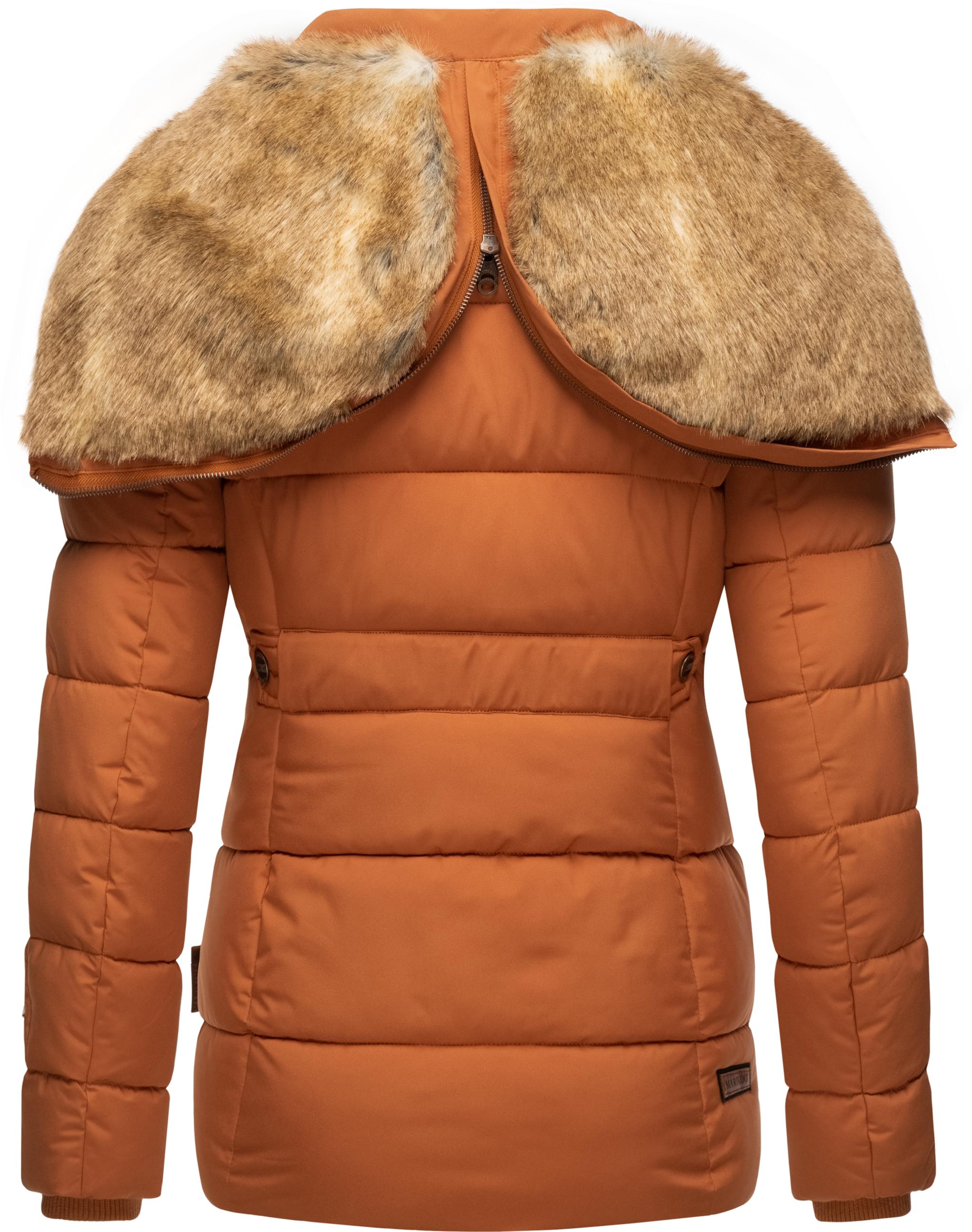 Winter Steppjacke mit Kapuze "Nekoo" Rusty Cinnamon