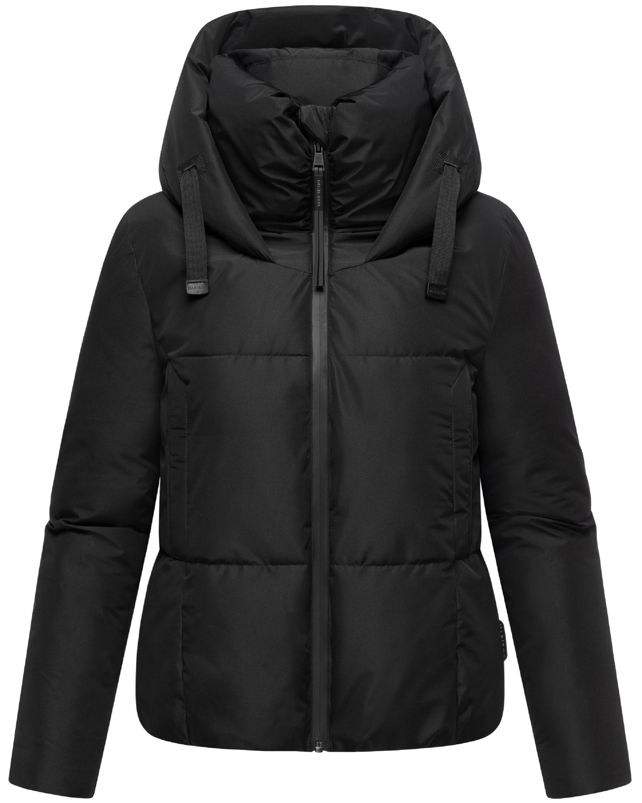 Kurze Steppjacke mit Stehkragen "Ninikaa XVI-1" Black