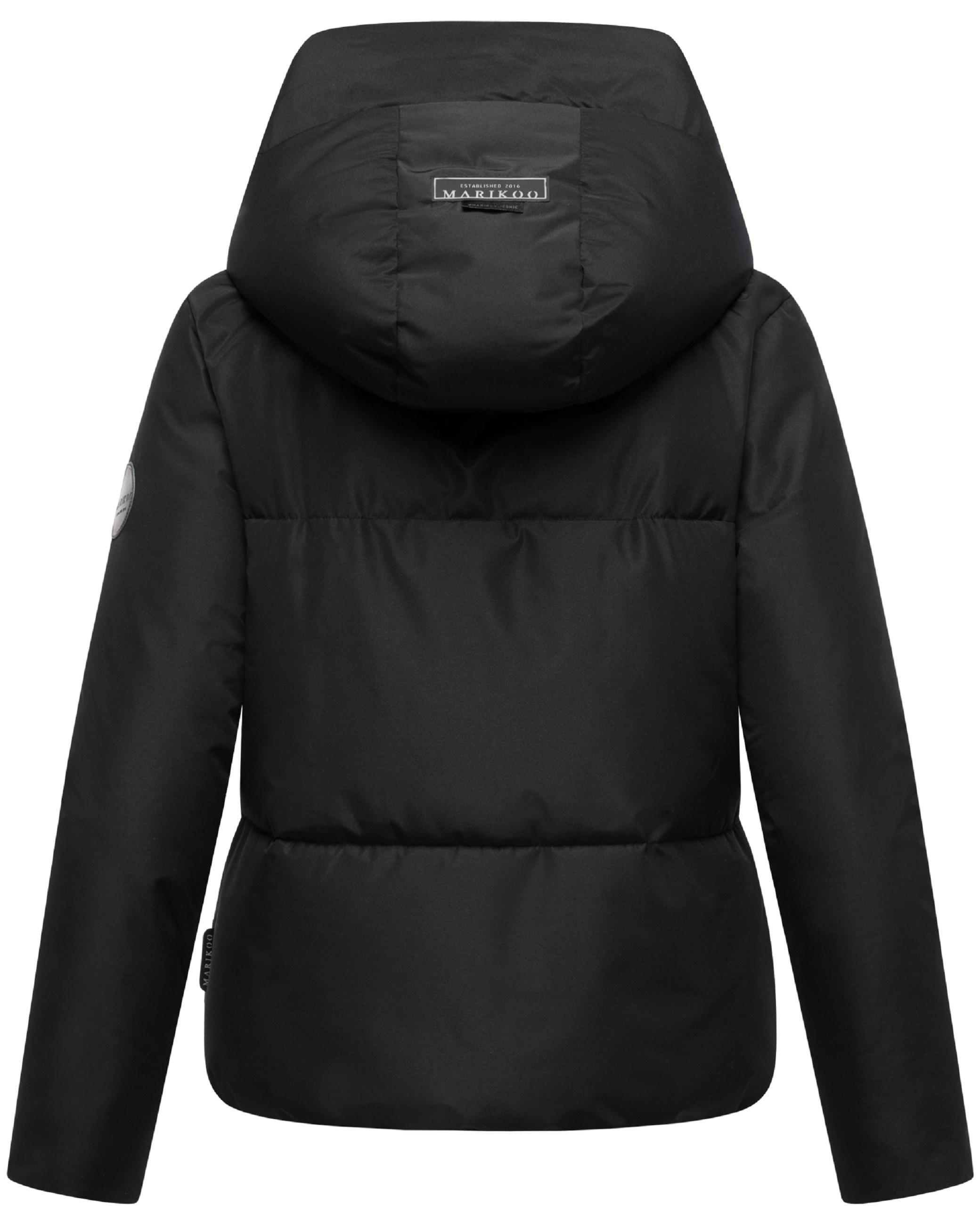 Kurze Steppjacke mit Stehkragen "Ninikaa XVI-1" Black