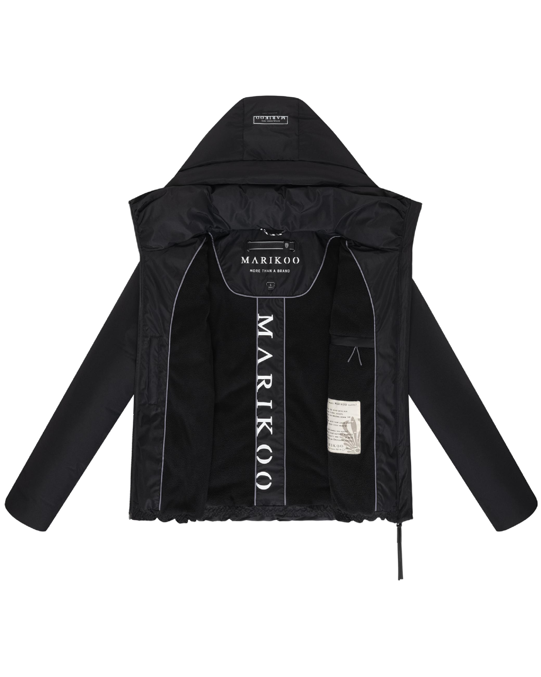 Kurze Steppjacke mit Stehkragen "Ninikaa XVI-1" Black
