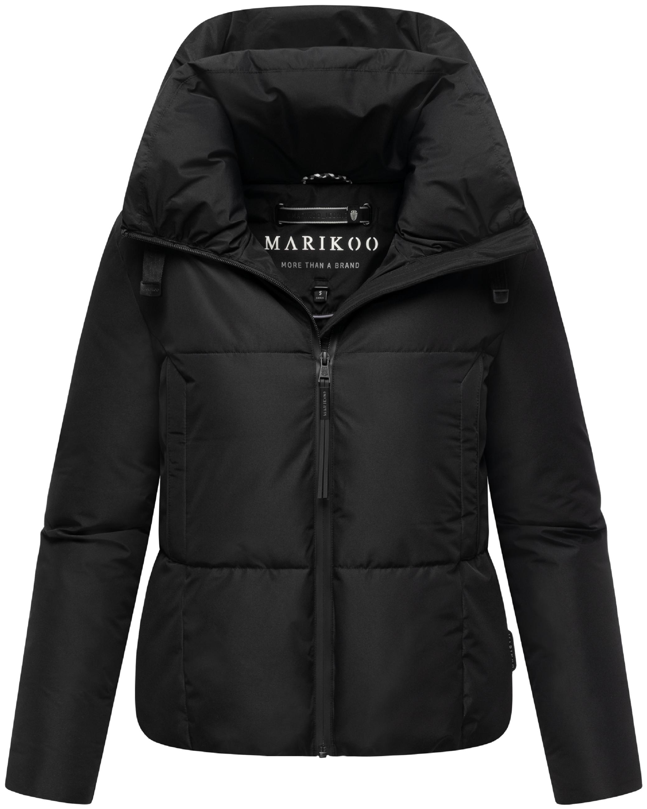 Kurze Steppjacke mit Stehkragen "Ninikaa XVI-1" Black