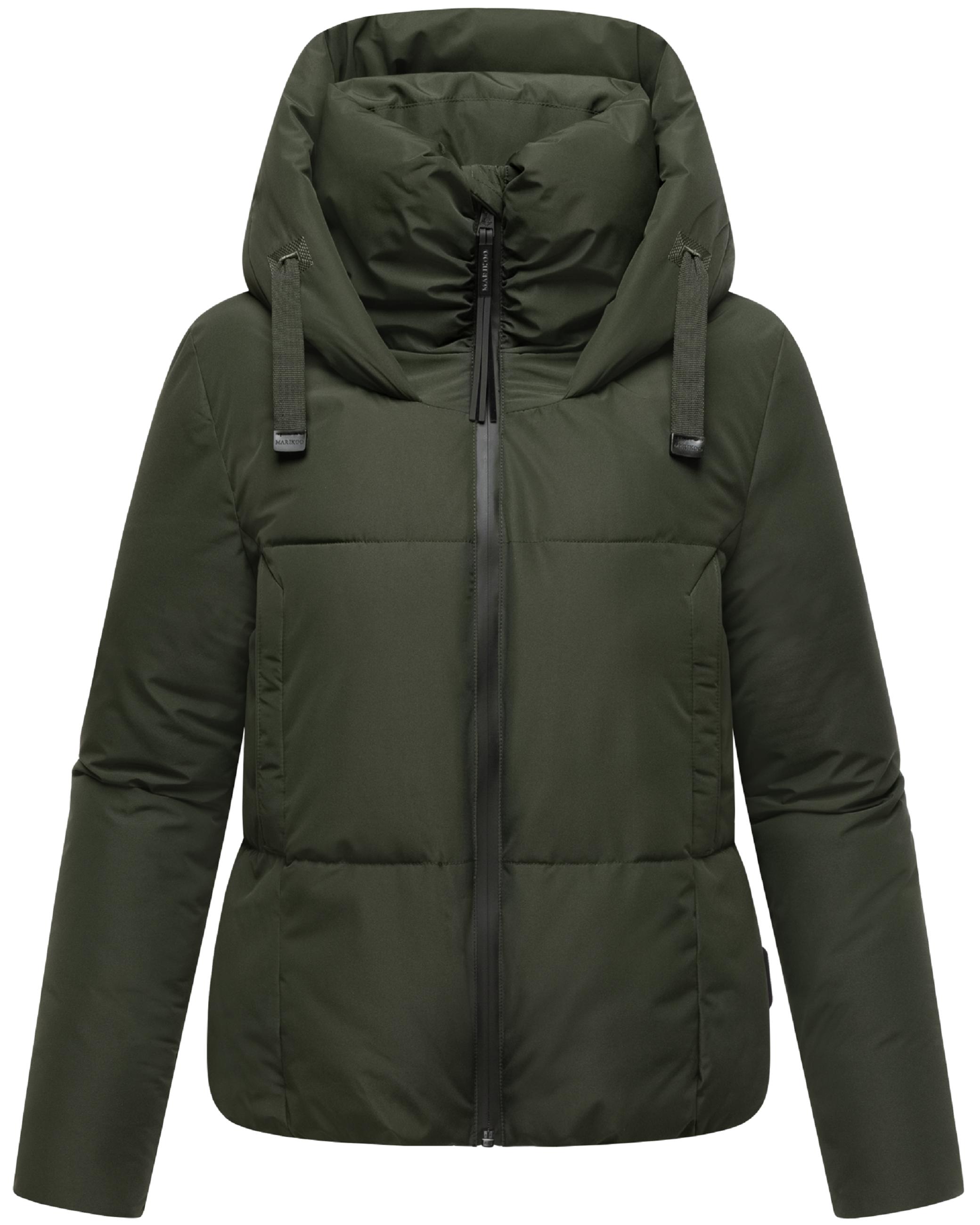 Kurze Steppjacke mit Stehkragen "Ninikaa XVI-1" Dark Olive