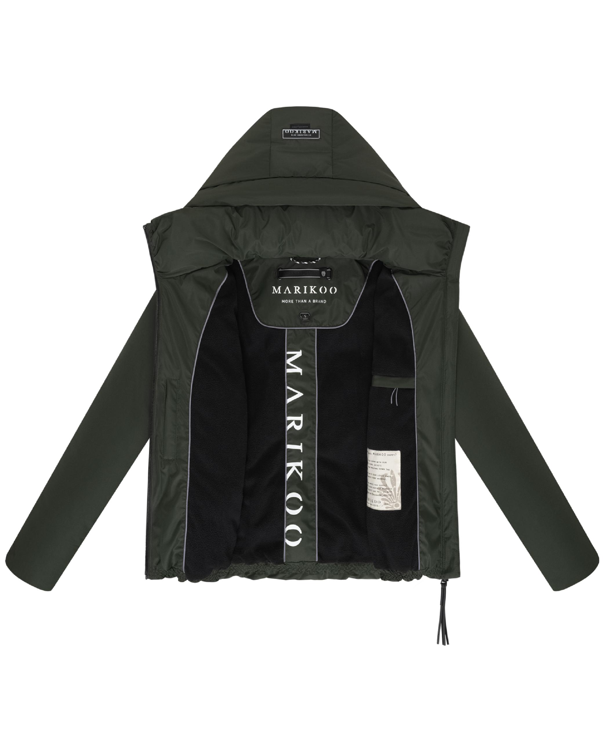 Kurze Steppjacke mit Stehkragen "Ninikaa XVI-1" Dark Olive