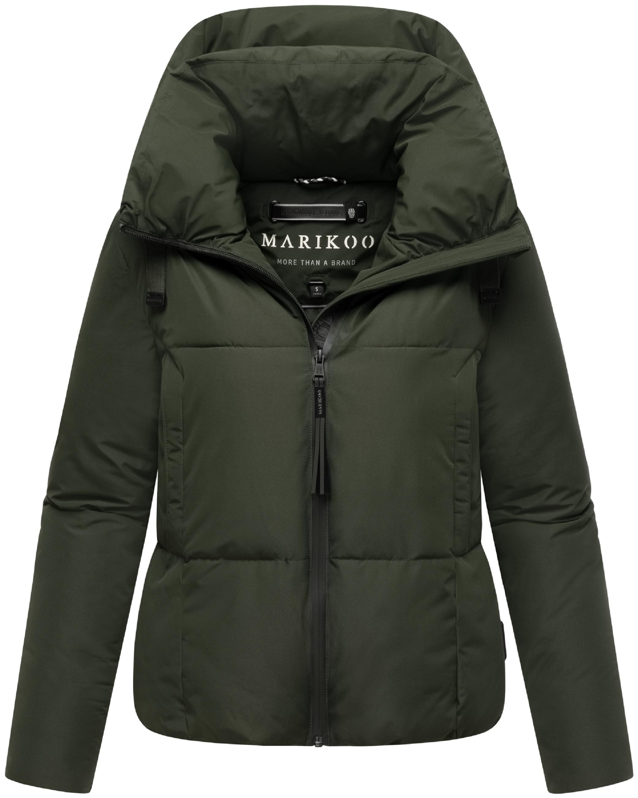 Kurze Steppjacke mit Stehkragen "Ninikaa XVI-1" Dark Olive