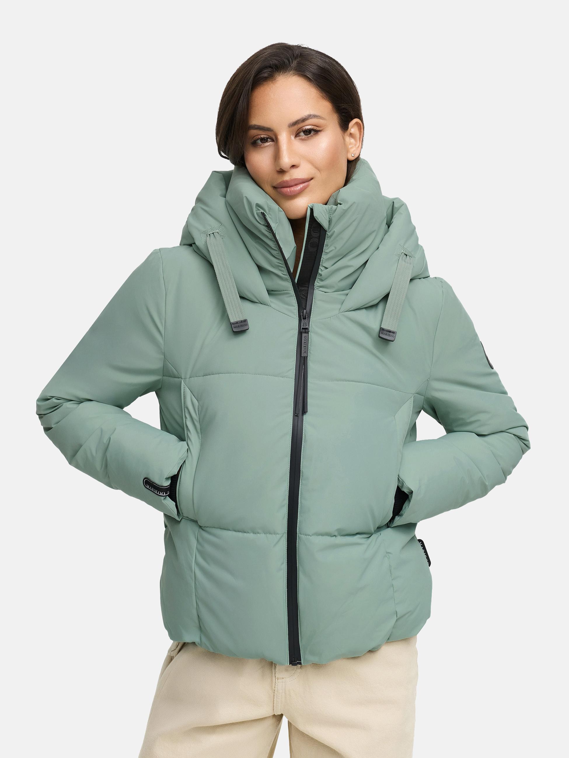 Kurze Steppjacke mit Stehkragen "Ninikaa XVI-1" Smokey Mint