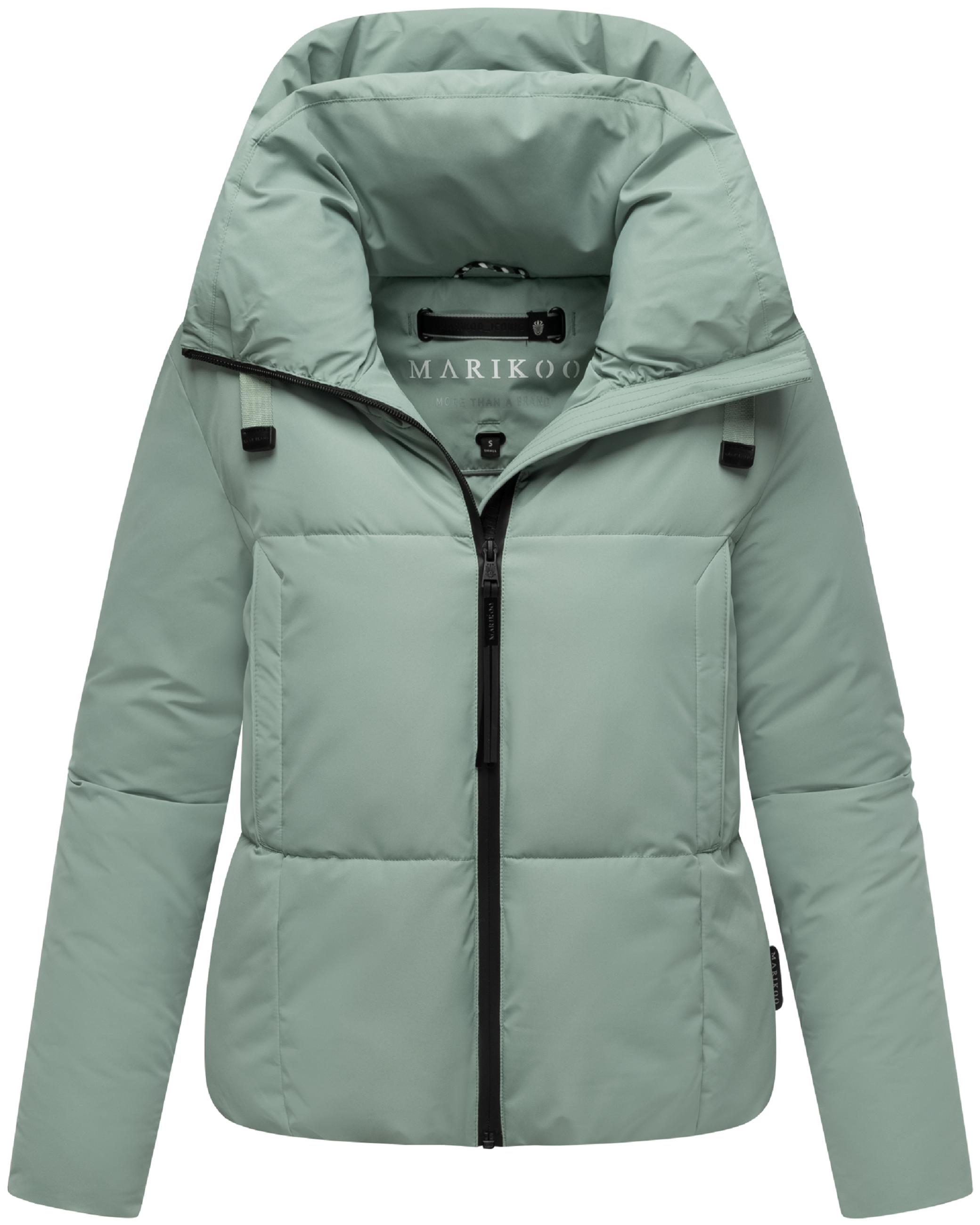 Kurze Steppjacke mit Stehkragen "Ninikaa XVI-1" Smokey Mint