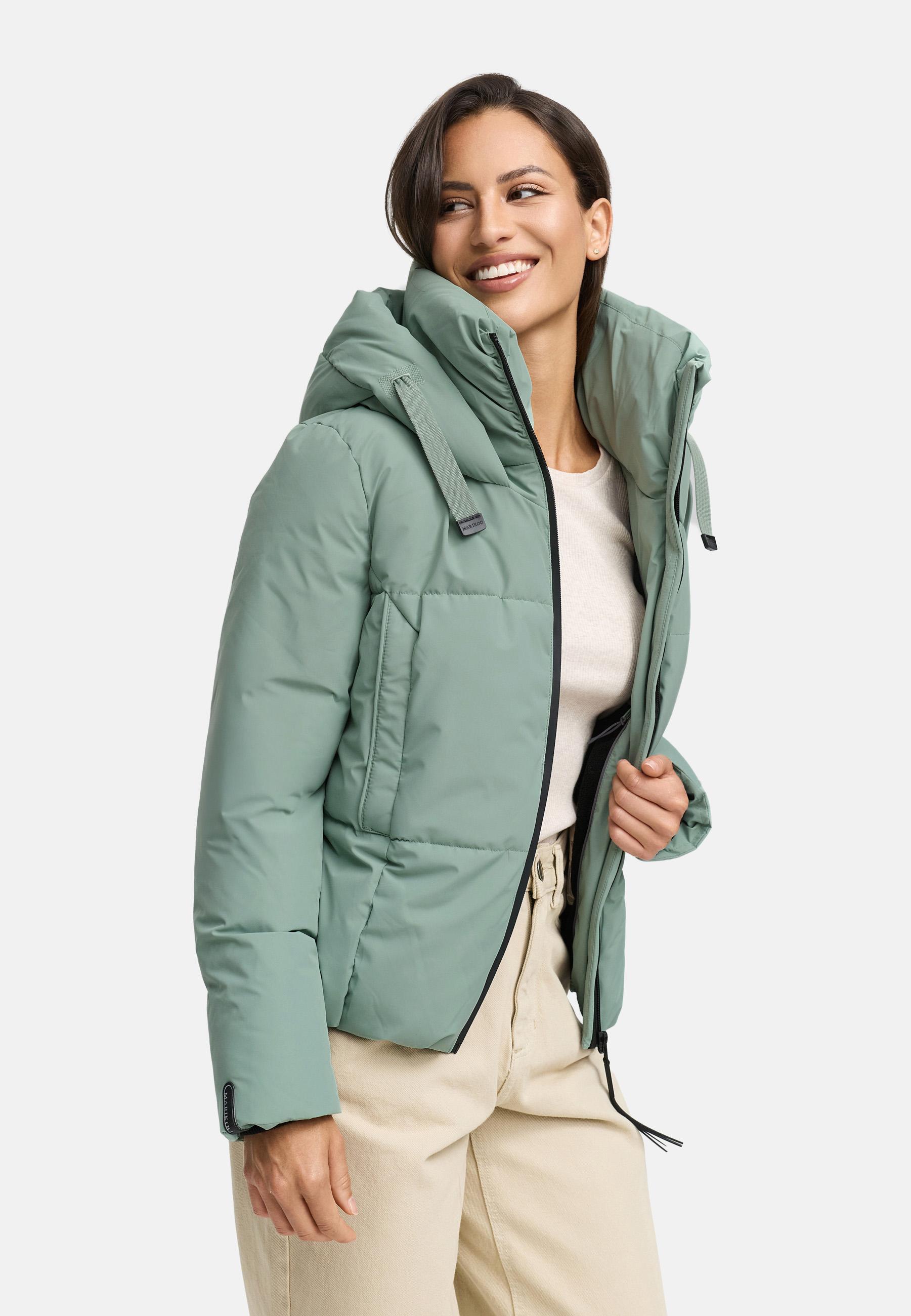 Kurze Steppjacke mit Stehkragen "Ninikaa XVI-1" Smokey Mint