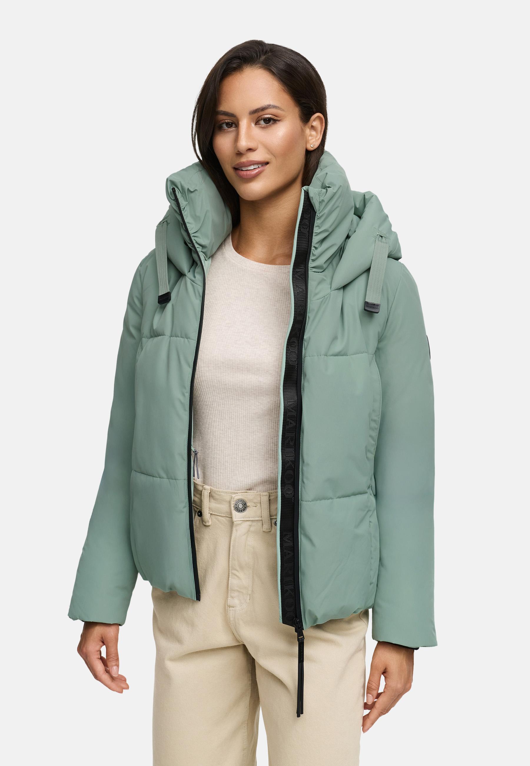 Kurze Steppjacke mit Stehkragen "Ninikaa XVI-1" Smokey Mint