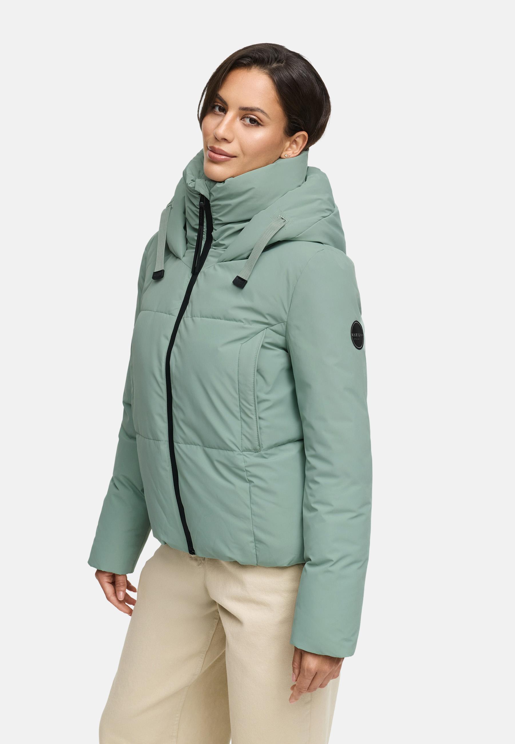 Kurze Steppjacke mit Stehkragen "Ninikaa XVI-1" Smokey Mint