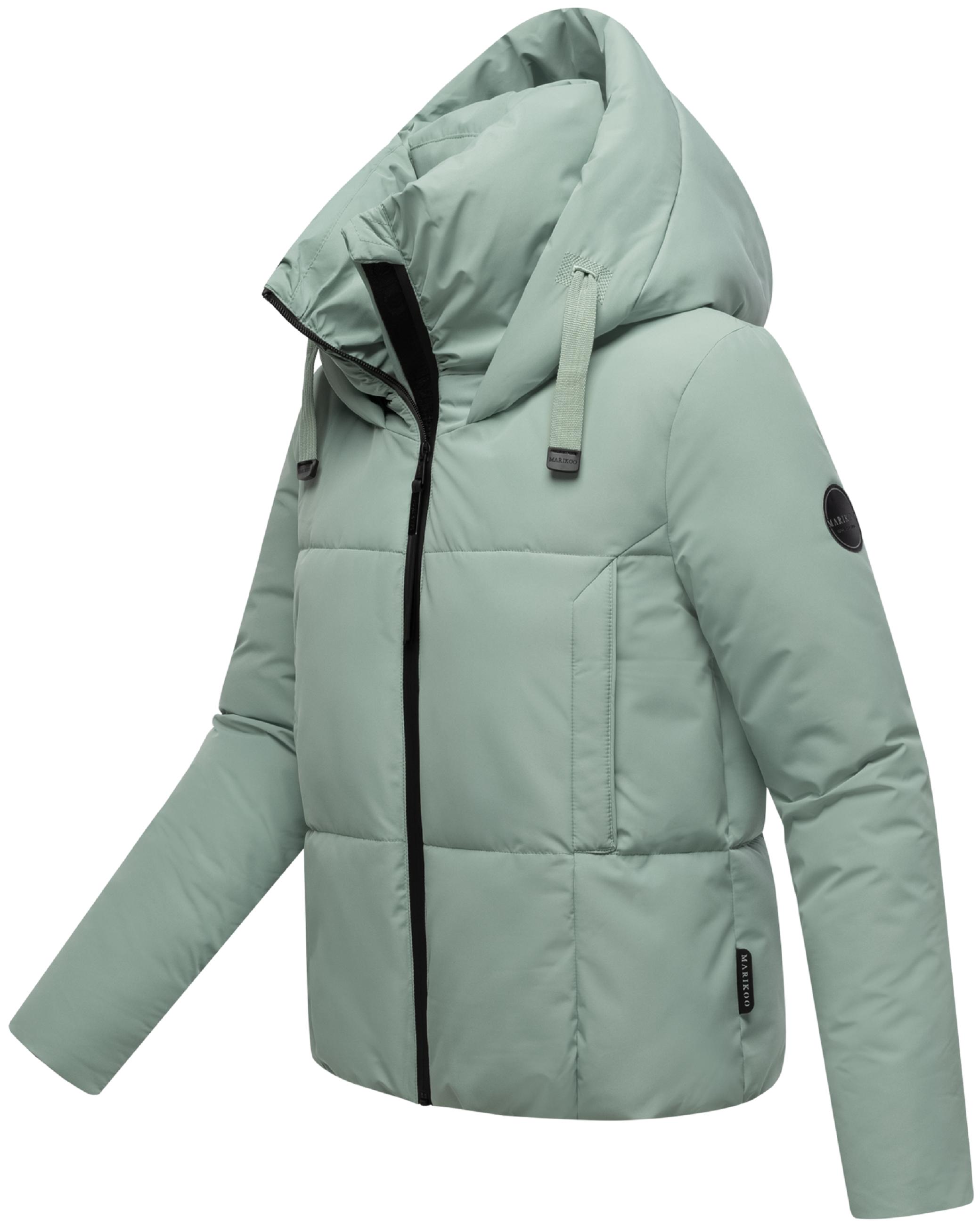 Kurze Steppjacke mit Stehkragen "Ninikaa XVI-1" Smokey Mint
