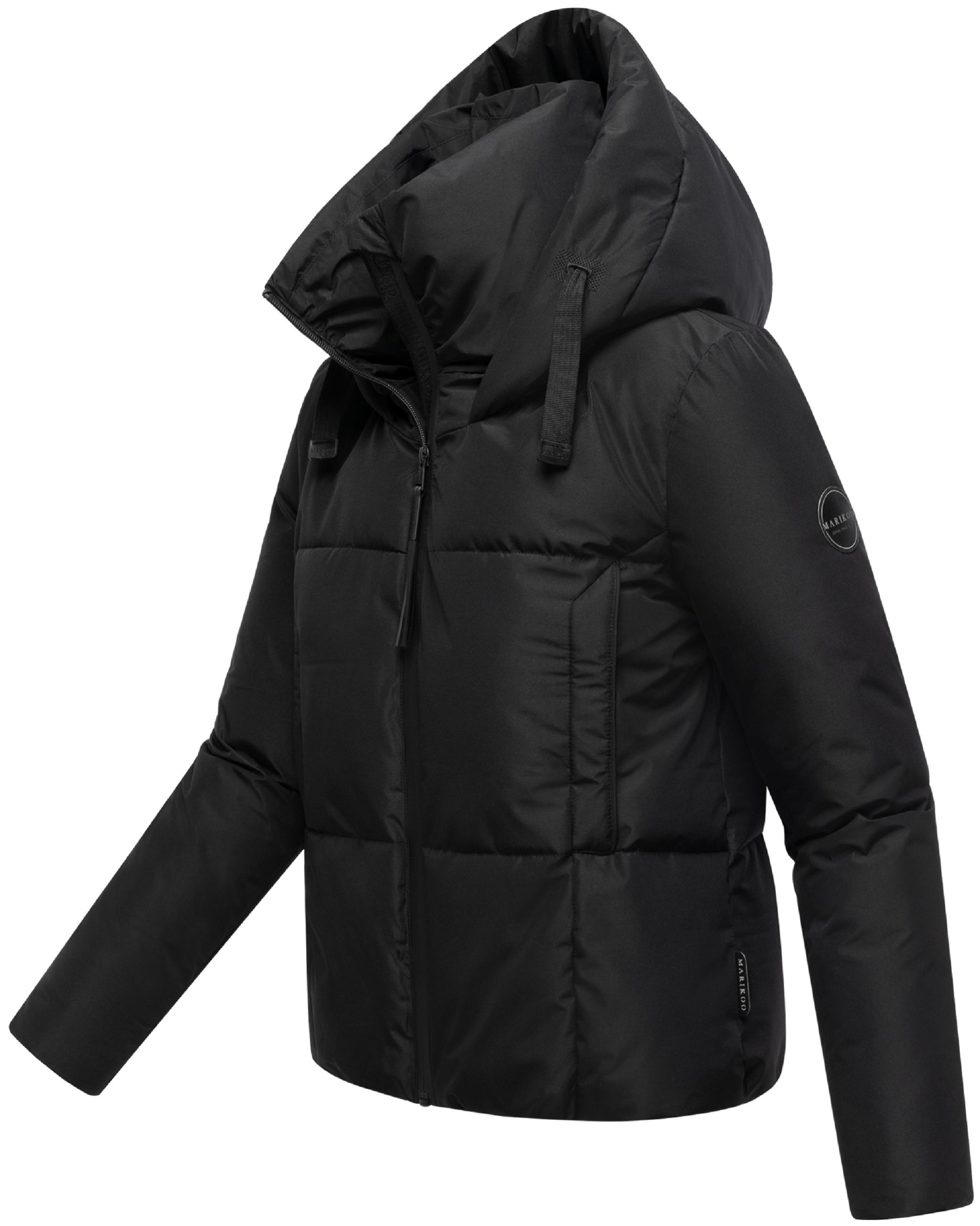Warme Steppjacke mit Kapuze "Ninikaa XVI" Black