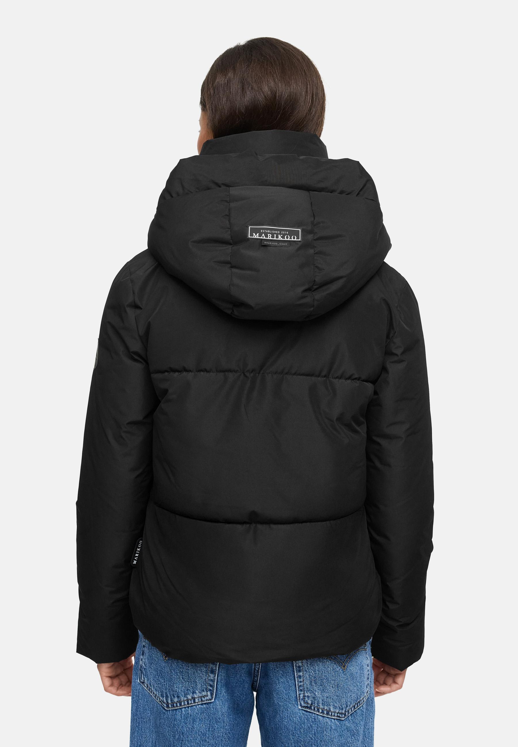 Warme Steppjacke mit Kapuze "Ninikaa XVI" Black