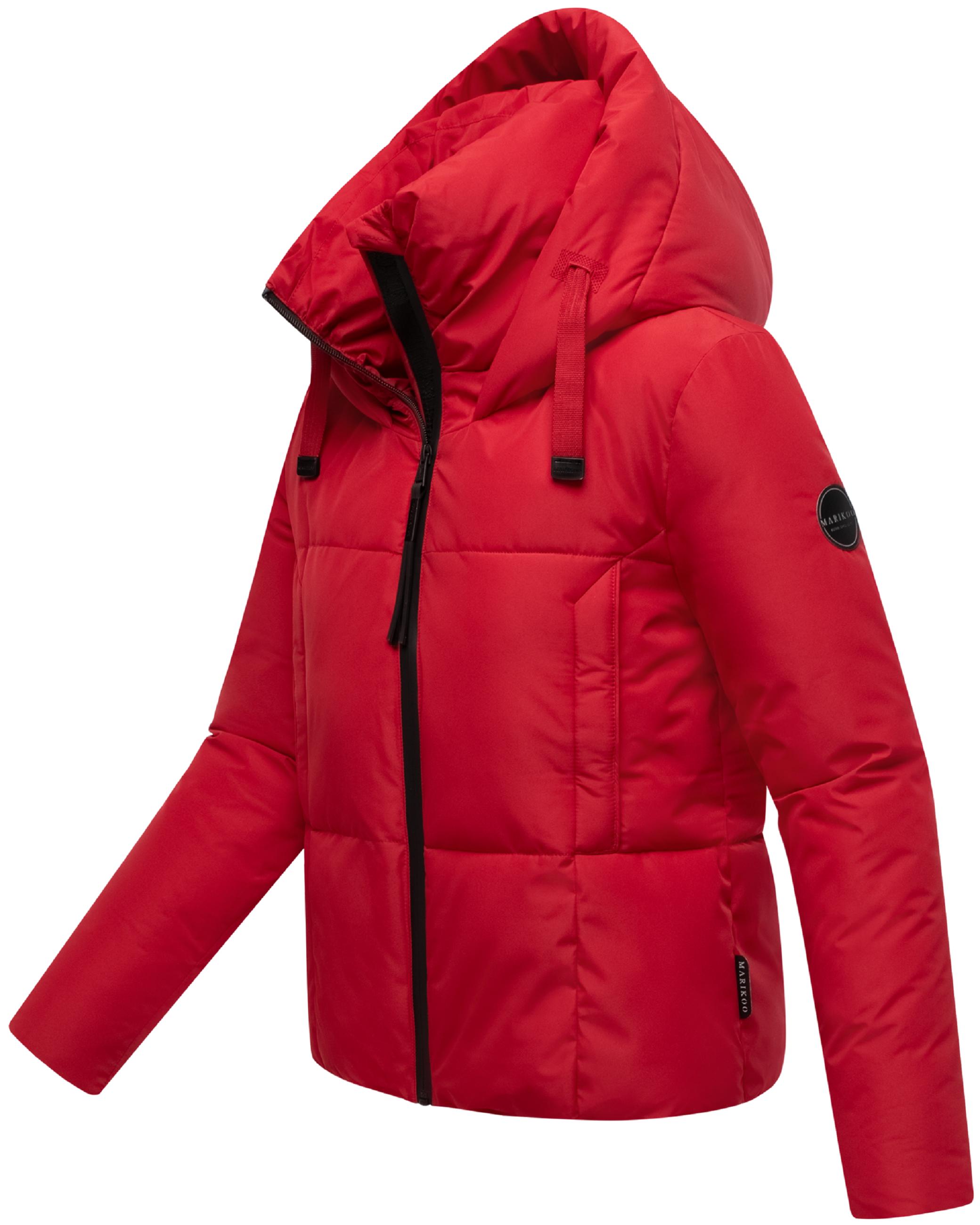 Warme Steppjacke mit Kapuze "Ninikaa XVI" Deep Red
