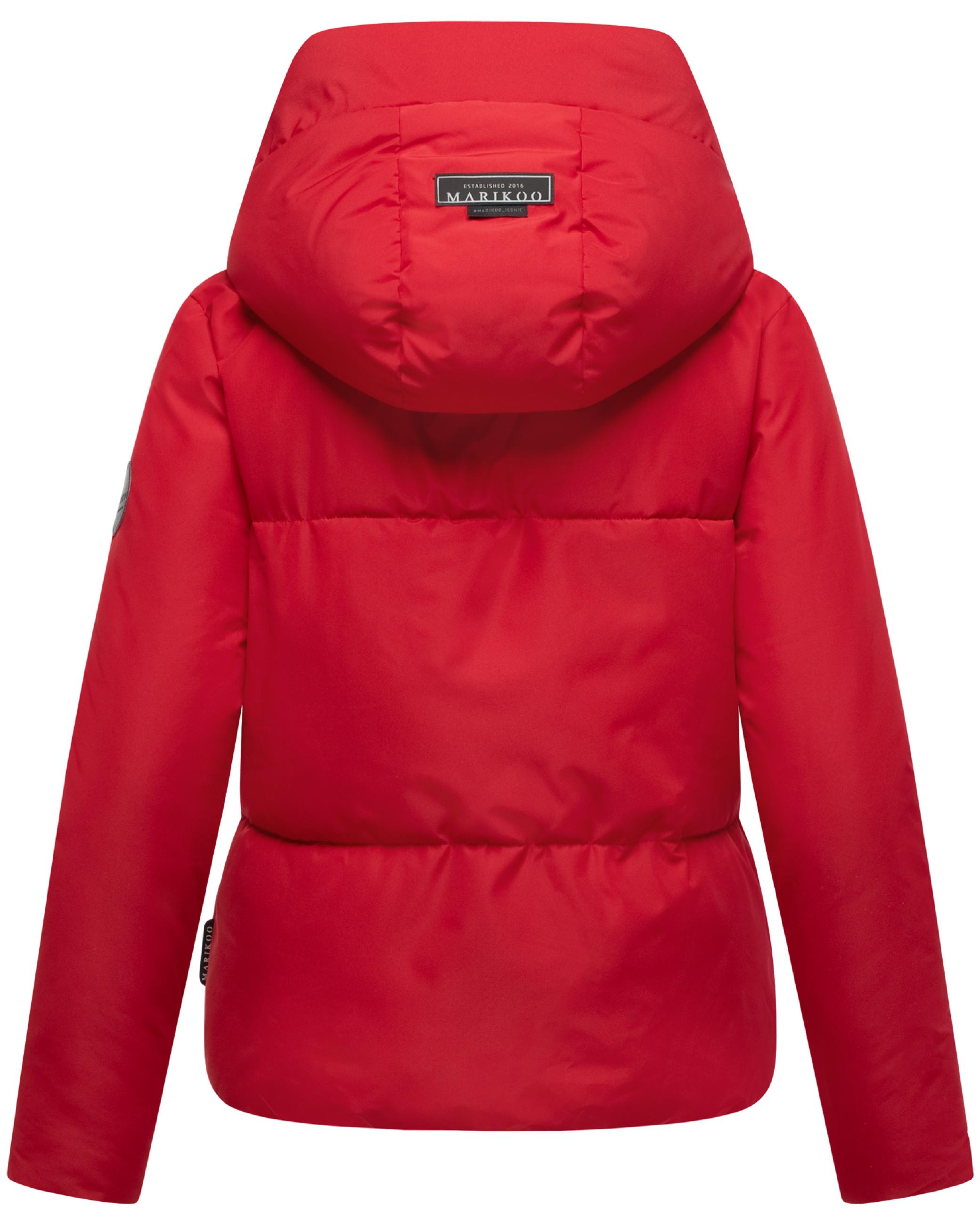 Warme Steppjacke mit Kapuze "Ninikaa XVI" Deep Red