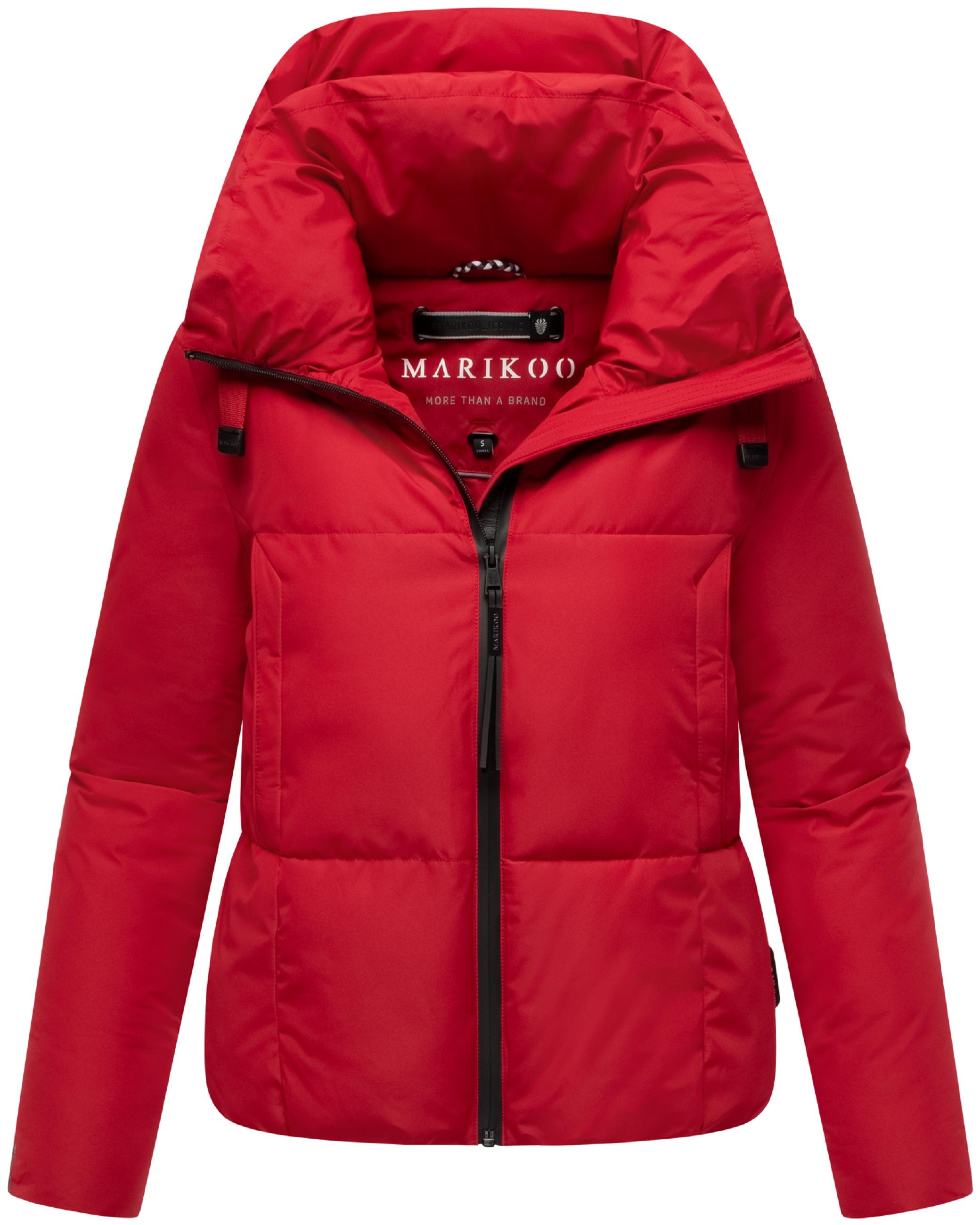 Warme Steppjacke mit Kapuze "Ninikaa XVI" Deep Red