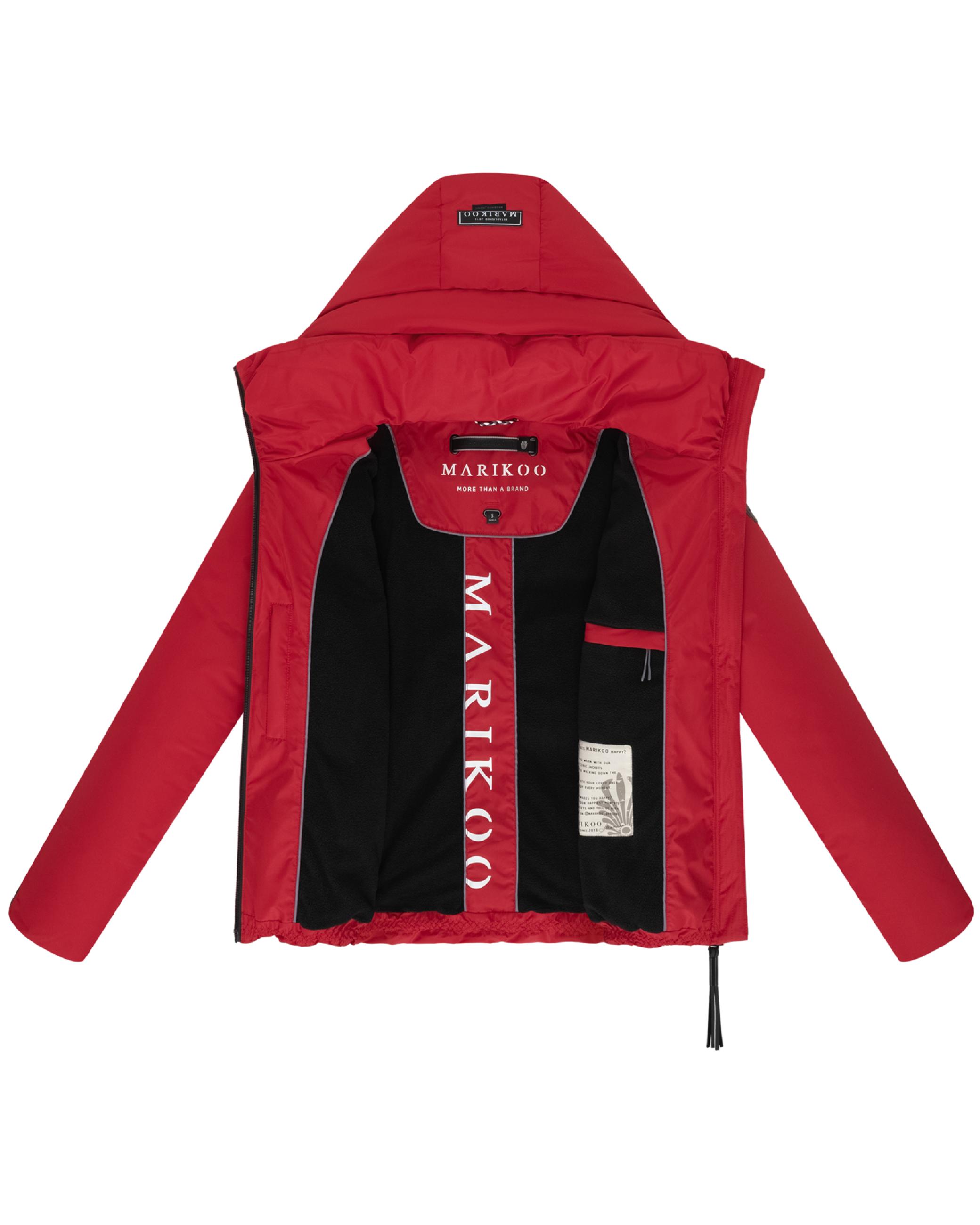 Warme Steppjacke mit Kapuze "Ninikaa XVI" Deep Red
