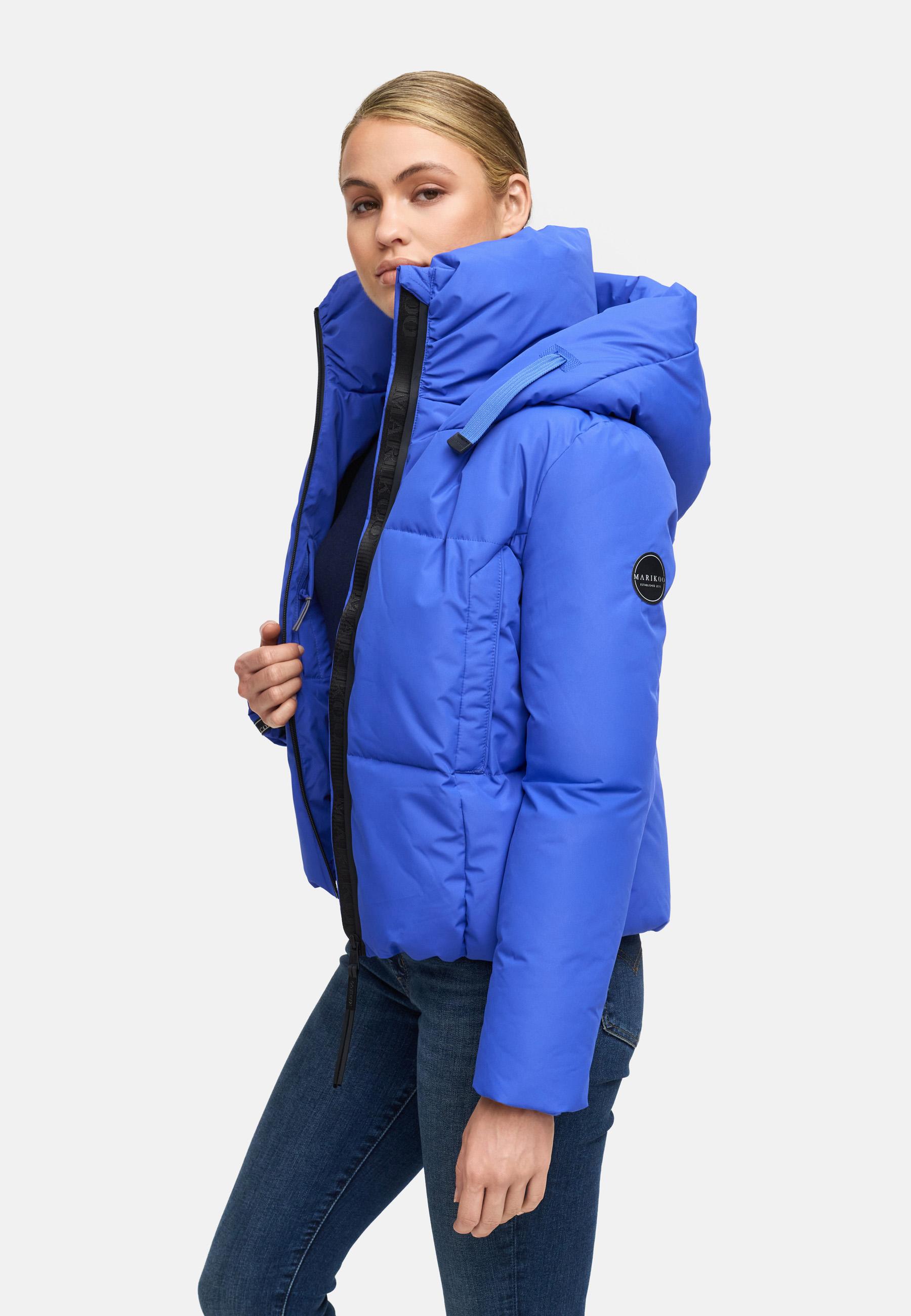 Warme Steppjacke mit Kapuze "Ninikaa XVI" Galaxy Blue